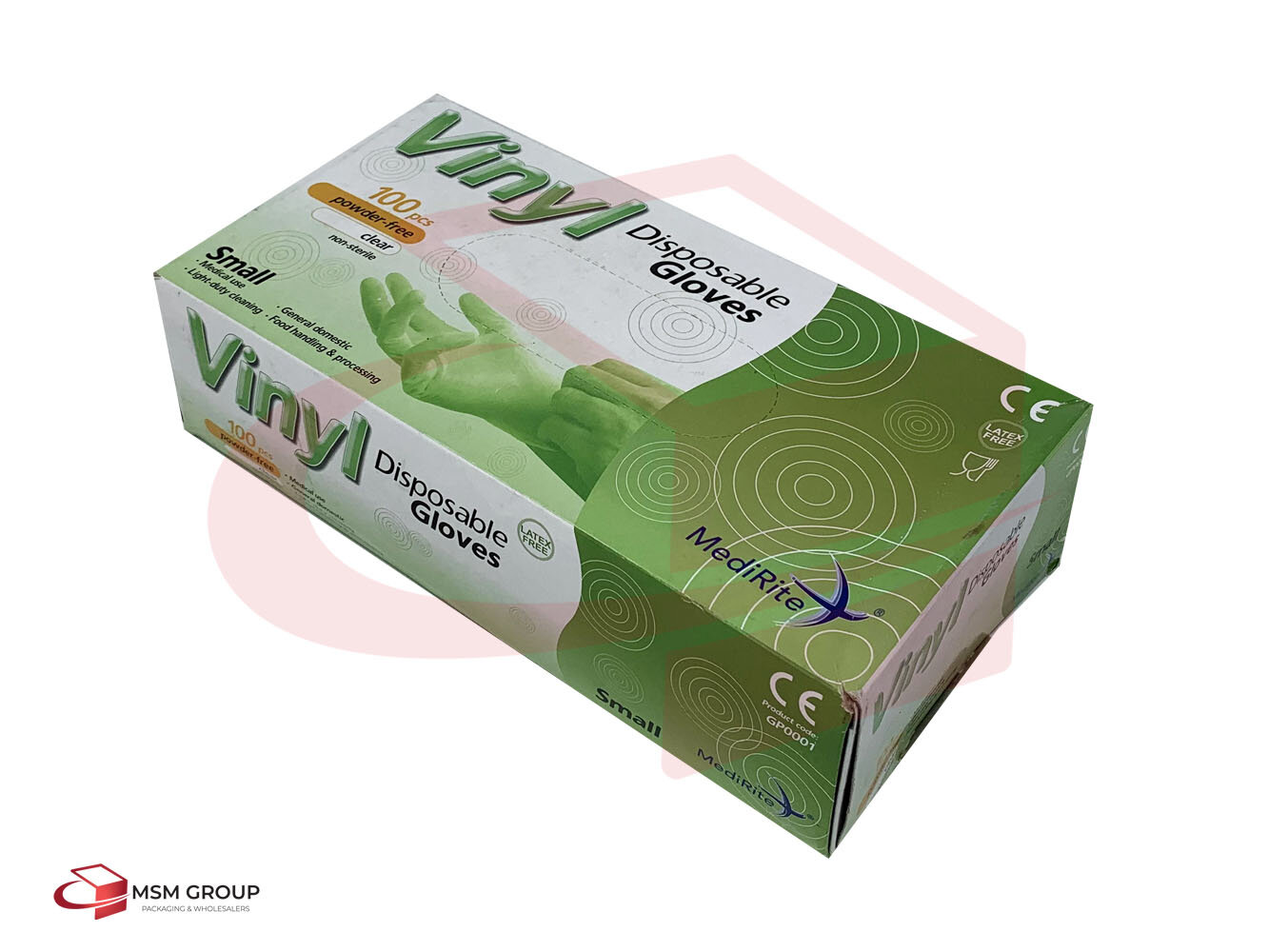 Vinyl Gloves Clear Small Powder Free