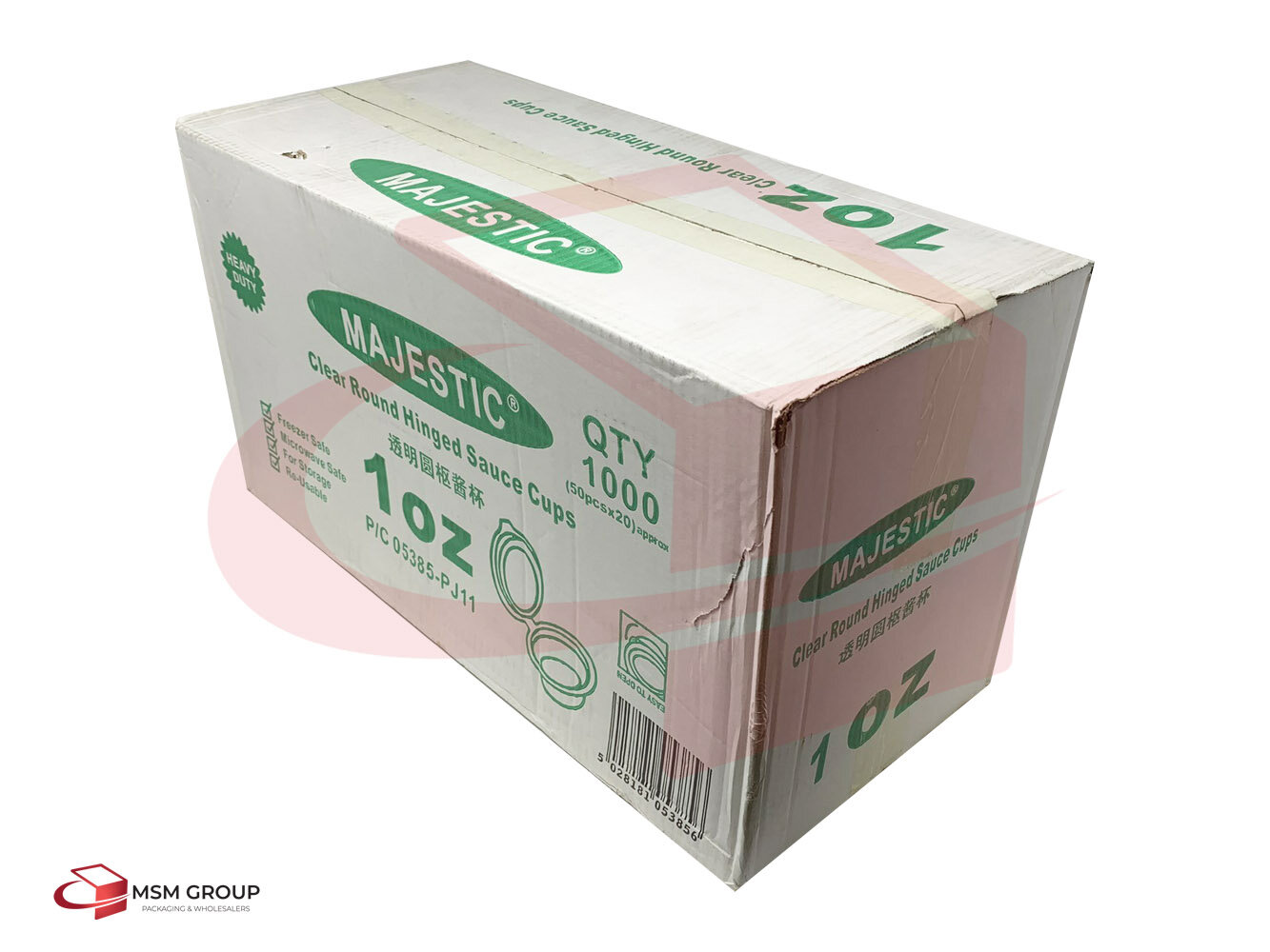 Majestic Containers Hinged Lids 1oz