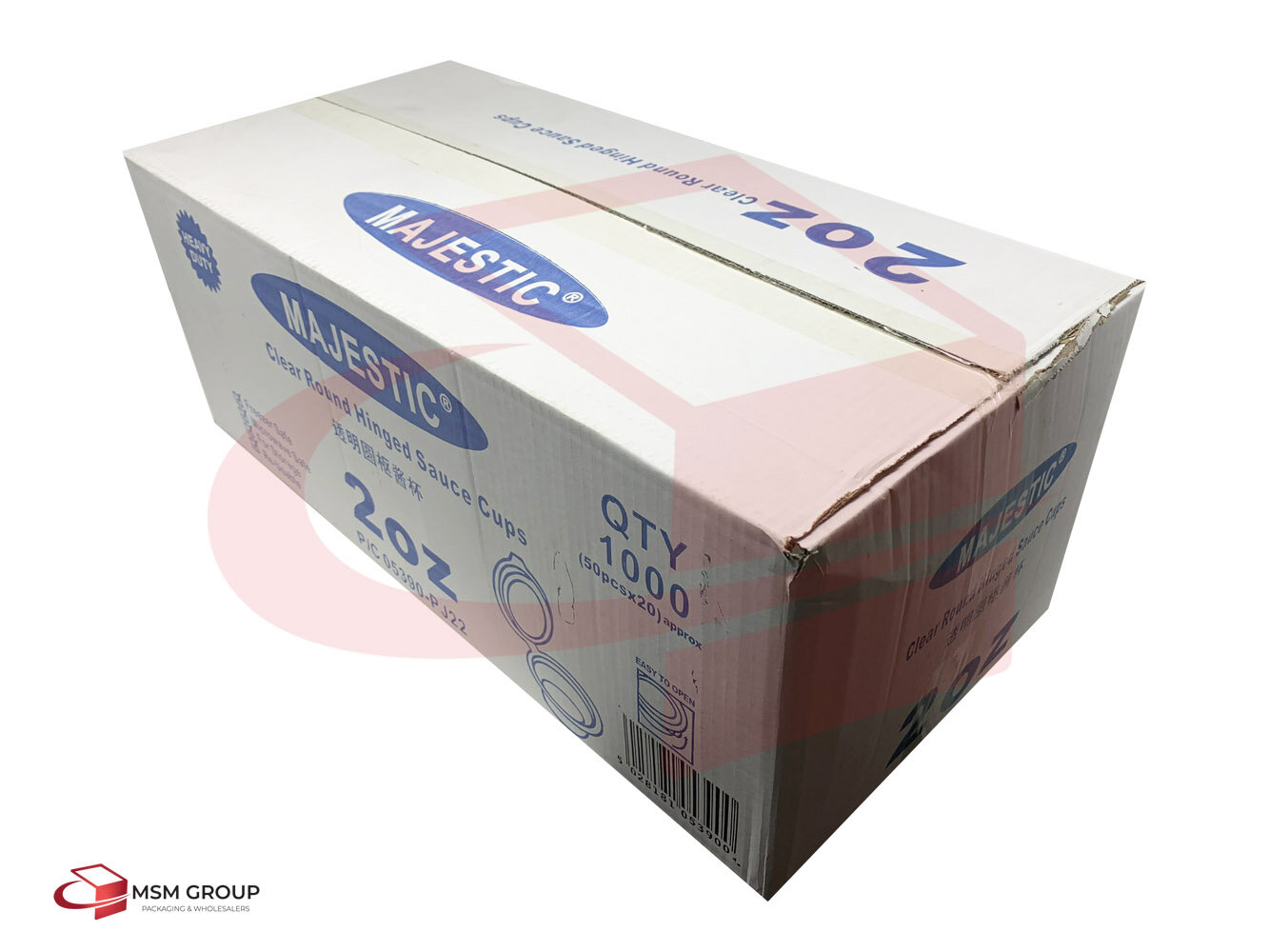 Majestic Containers Hinged Lids 2oz