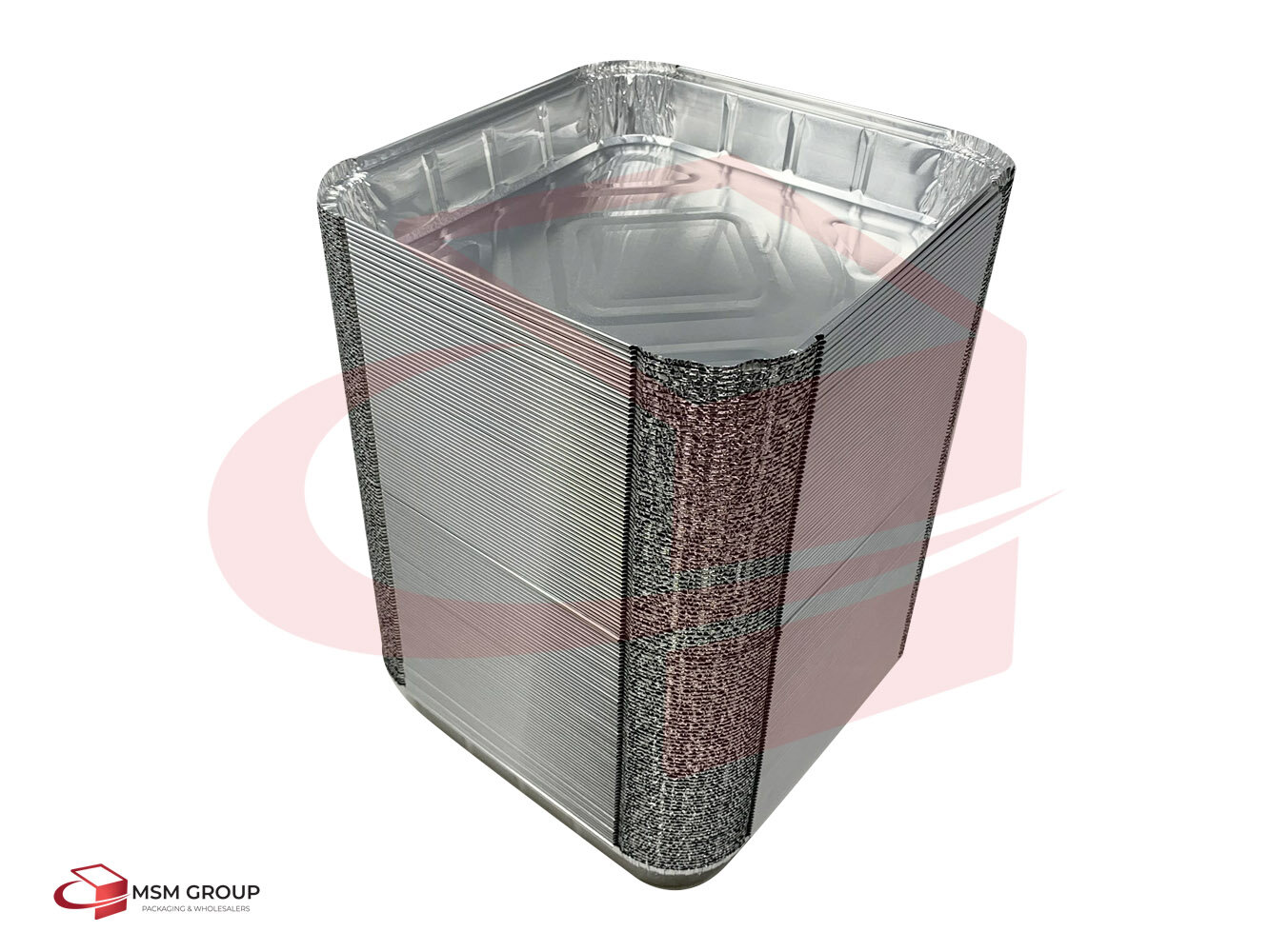 Aluminium Containers 9x9x2 + Lids