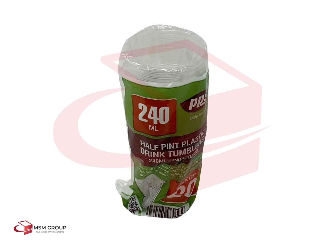 Disposable Cups 1/2 Pints x 20