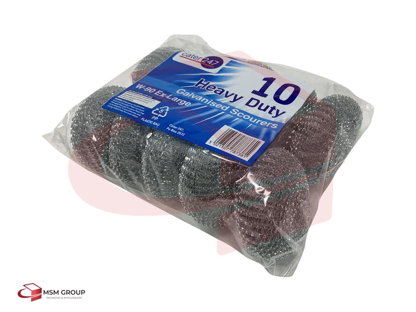 Galvanised Scourers Heavy Duty