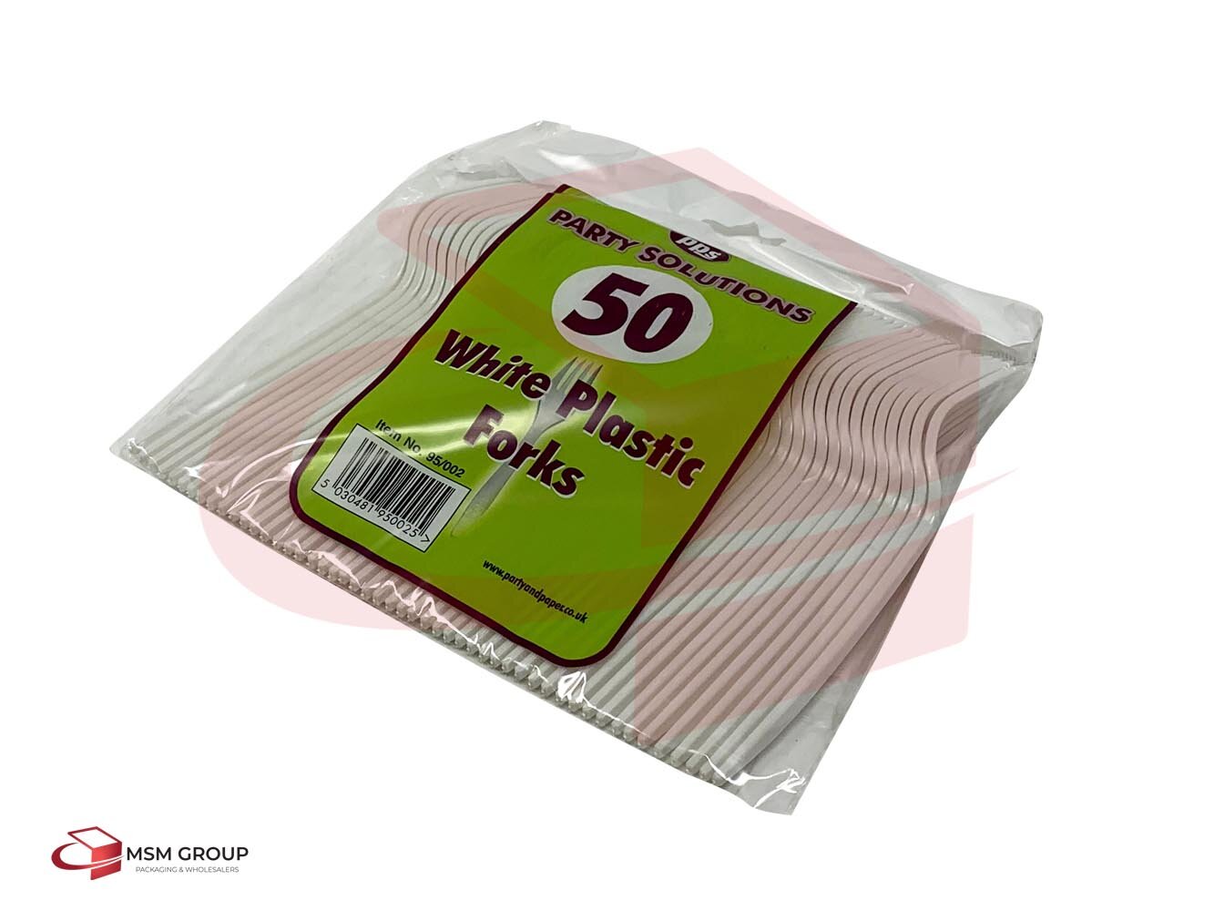 Disposable White Plastic Forks