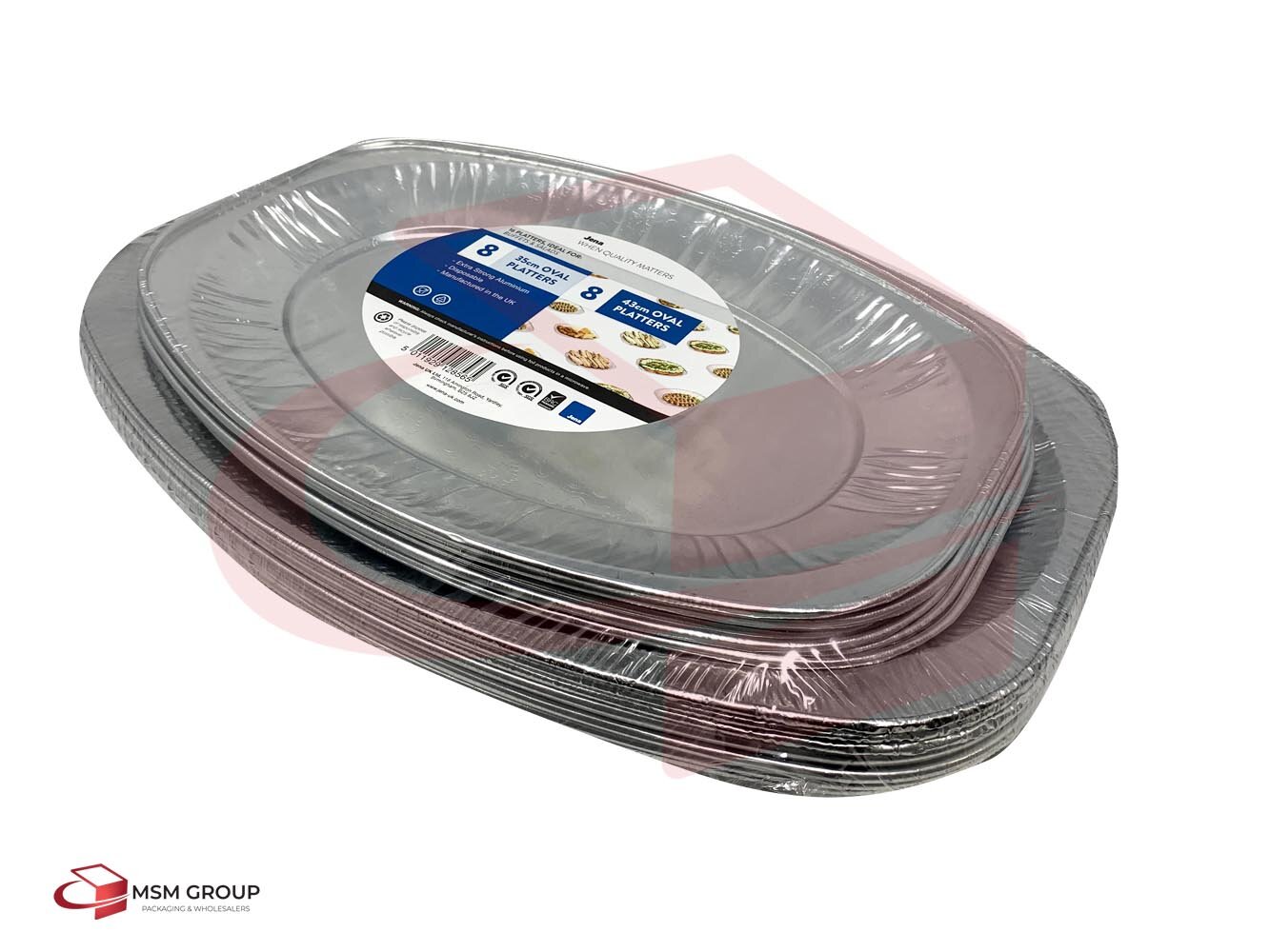 Oval Platters 8 x 35cm &amp; 8 x 43cm