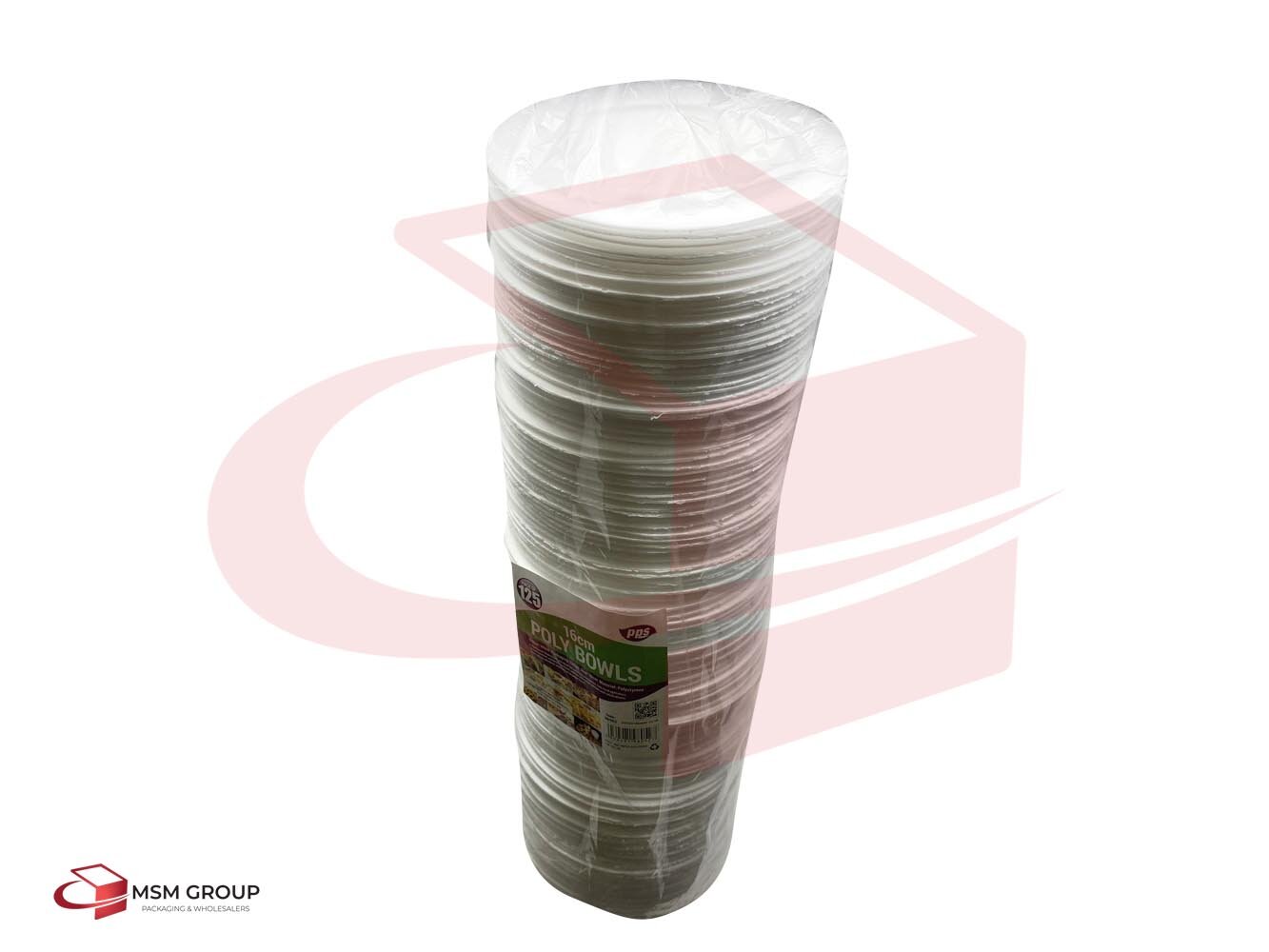 Disposable Poly Bowls 16cm x 125