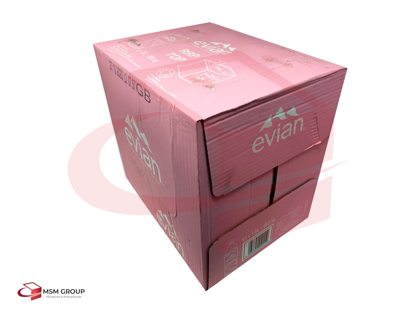  Evian Bottles 1.5L 12 Bottles