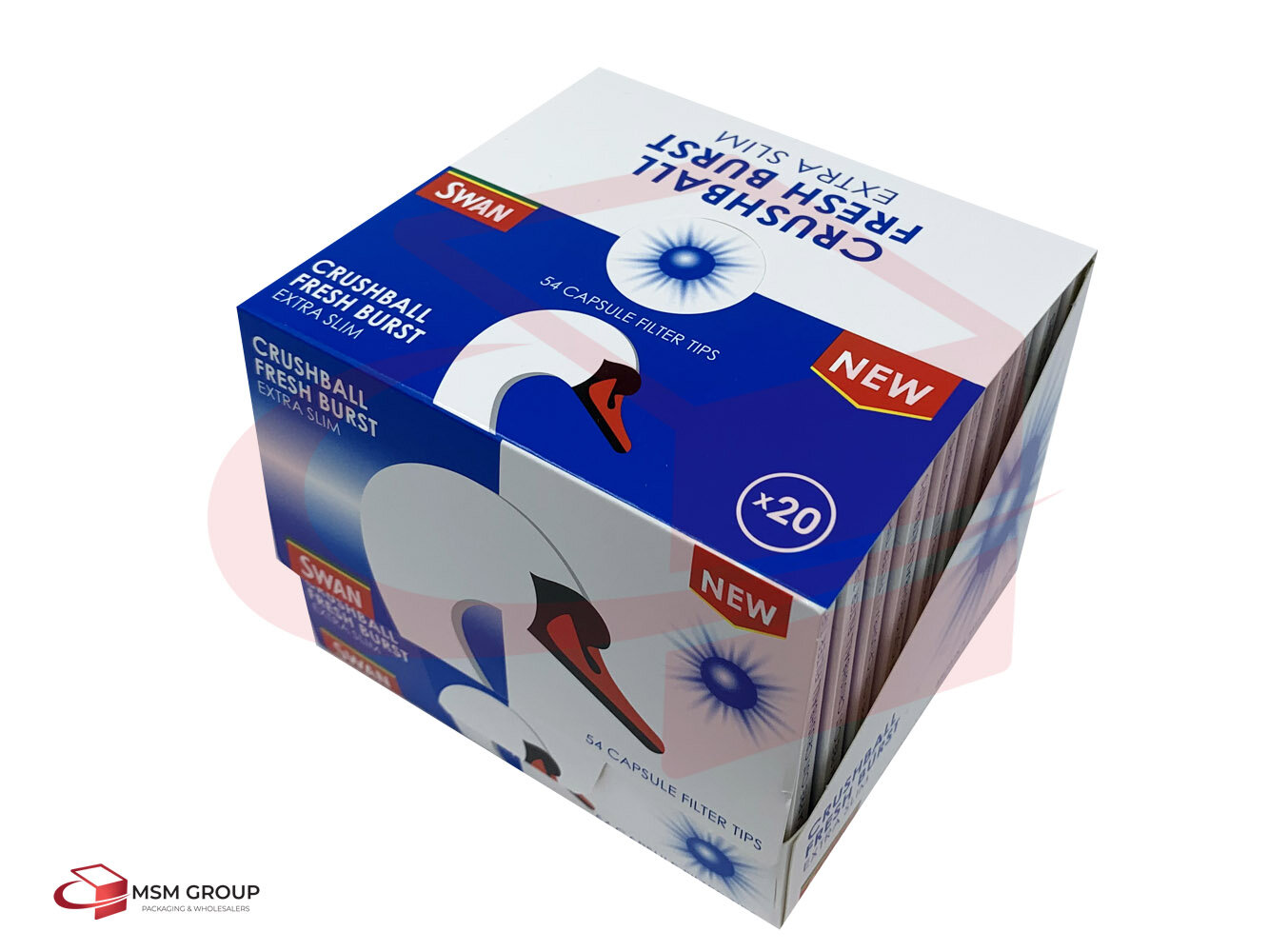 Swan Crush Ball Fresh Burst Extra Slim Filter Tips