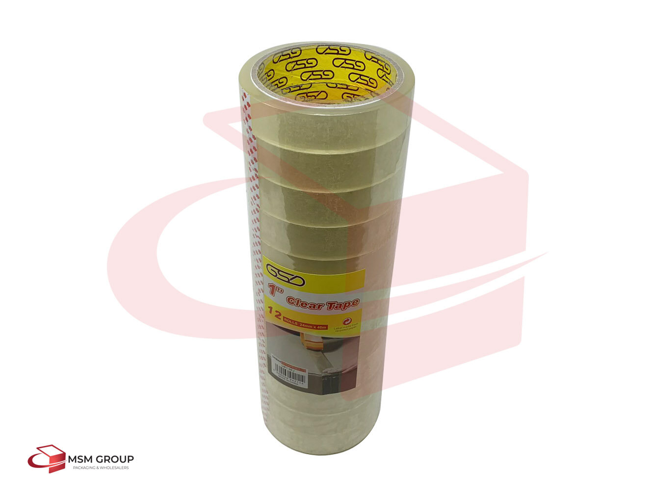 Clear Packing Tape 1" 