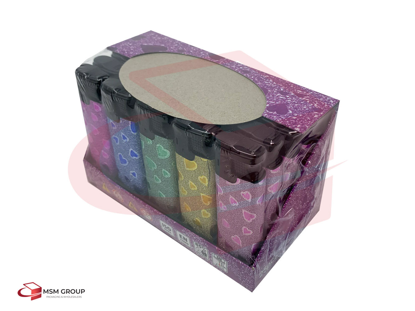 Windproof Lighters Glitter 