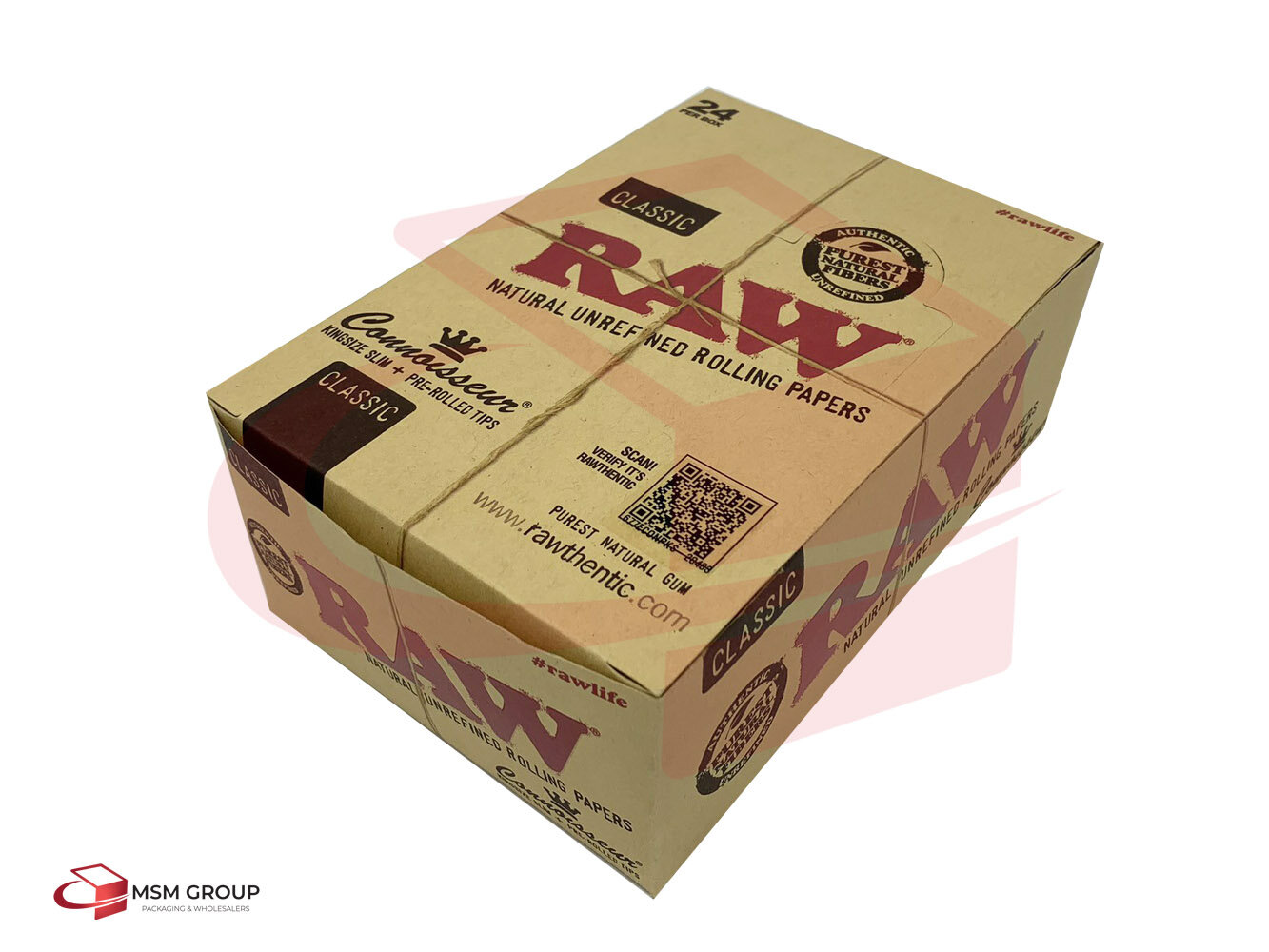 Raw Classic Connoisseur + Pre-Rolled Tips 