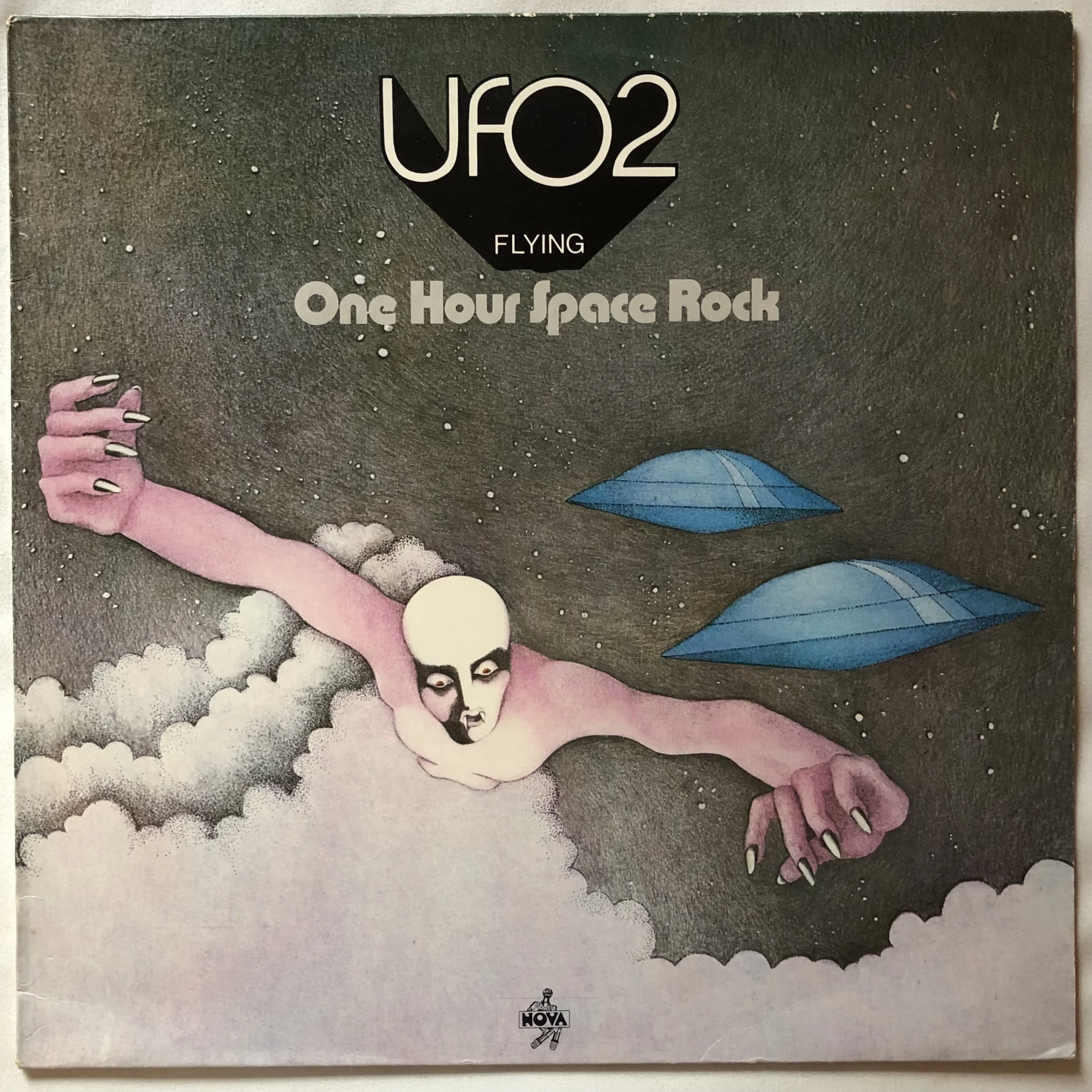 1973 UFO "FLYING One Hour Space Rock" LP / Nova German Reissue / Prog Rock, Blues Rock, Experimental Heavy Psych