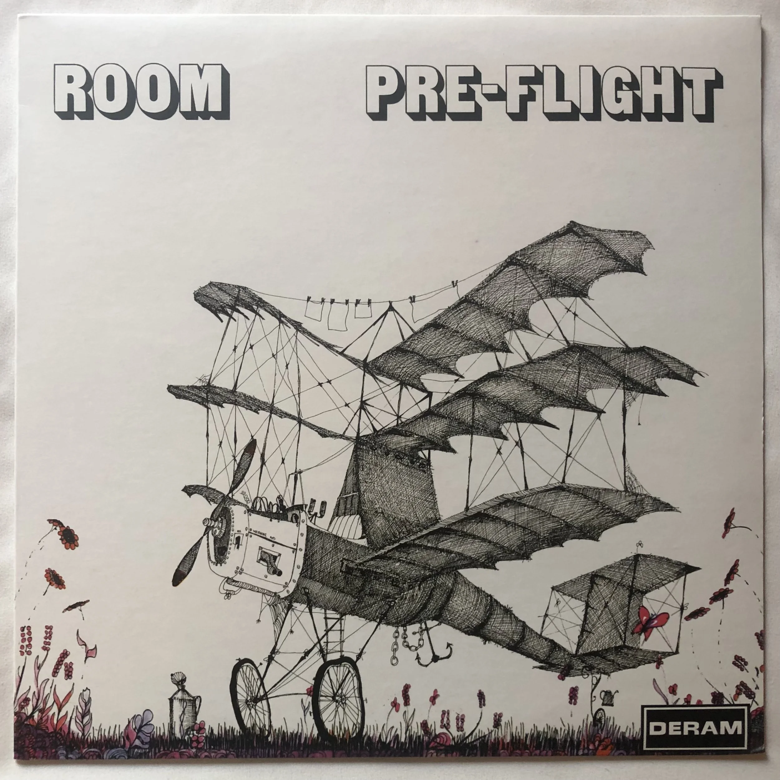 1970 Room “Pre-Flight” LP / *IMPORT South Korea Si-Wan Records White Vinyl / Prog, Heavy Rock