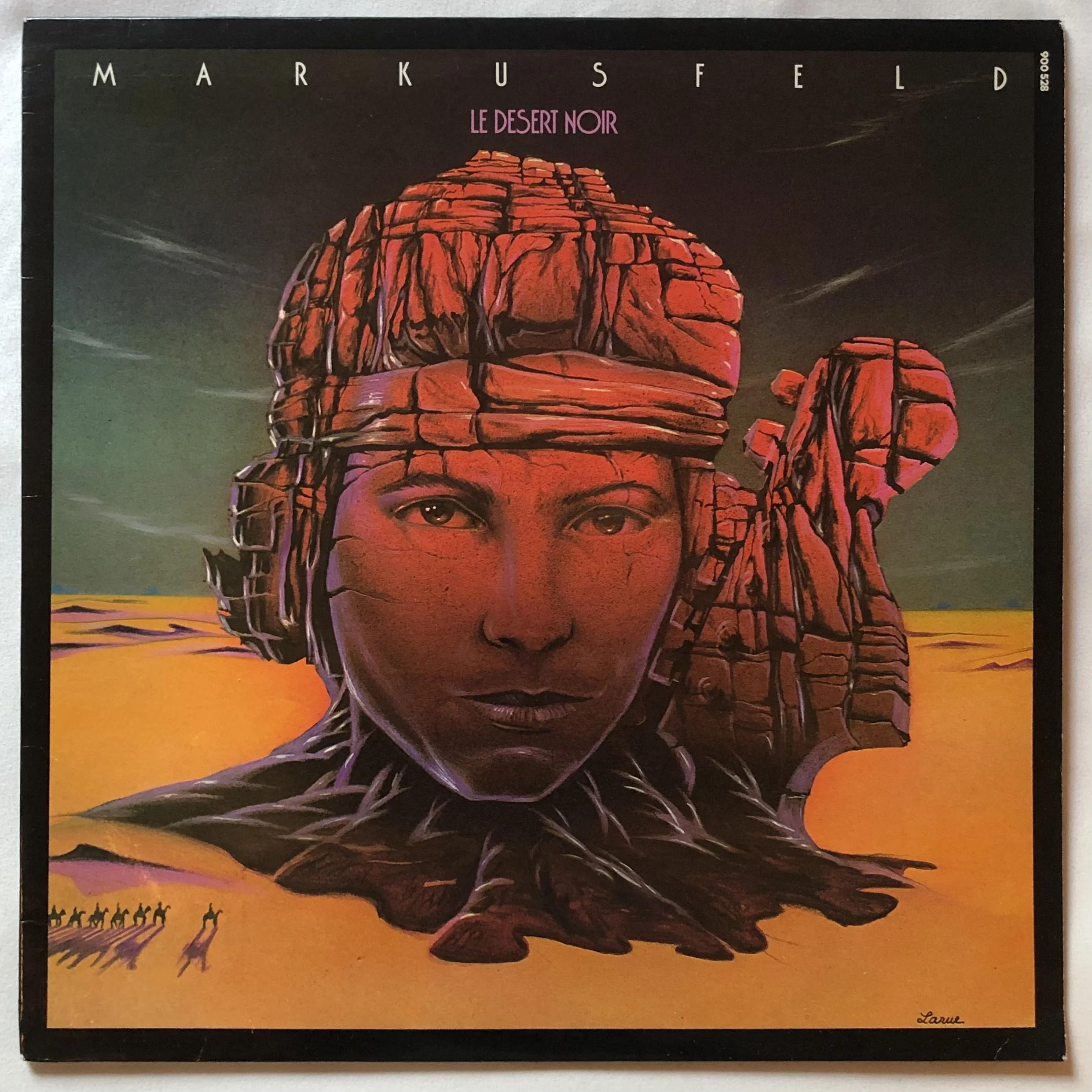 1977 Alain Markusfeld “Le Desert Noir” LP / *IMPORT France Egg Records Original / Prog Rock, Fusion