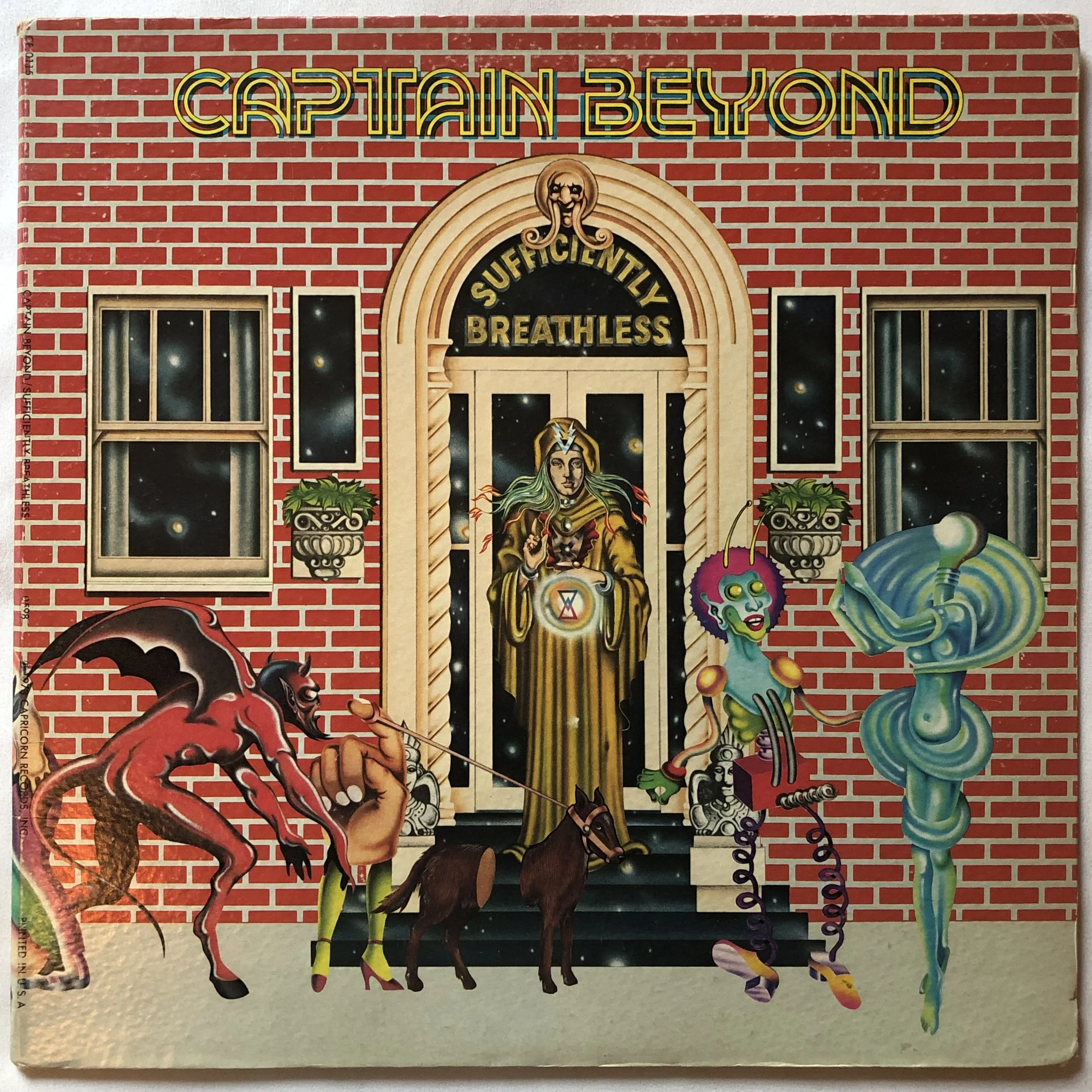1973 Captain Beyond “Sufficiently Breathless” LP / Capricorn Records US OG Press 1973 / Psychedelic Heavy Prog