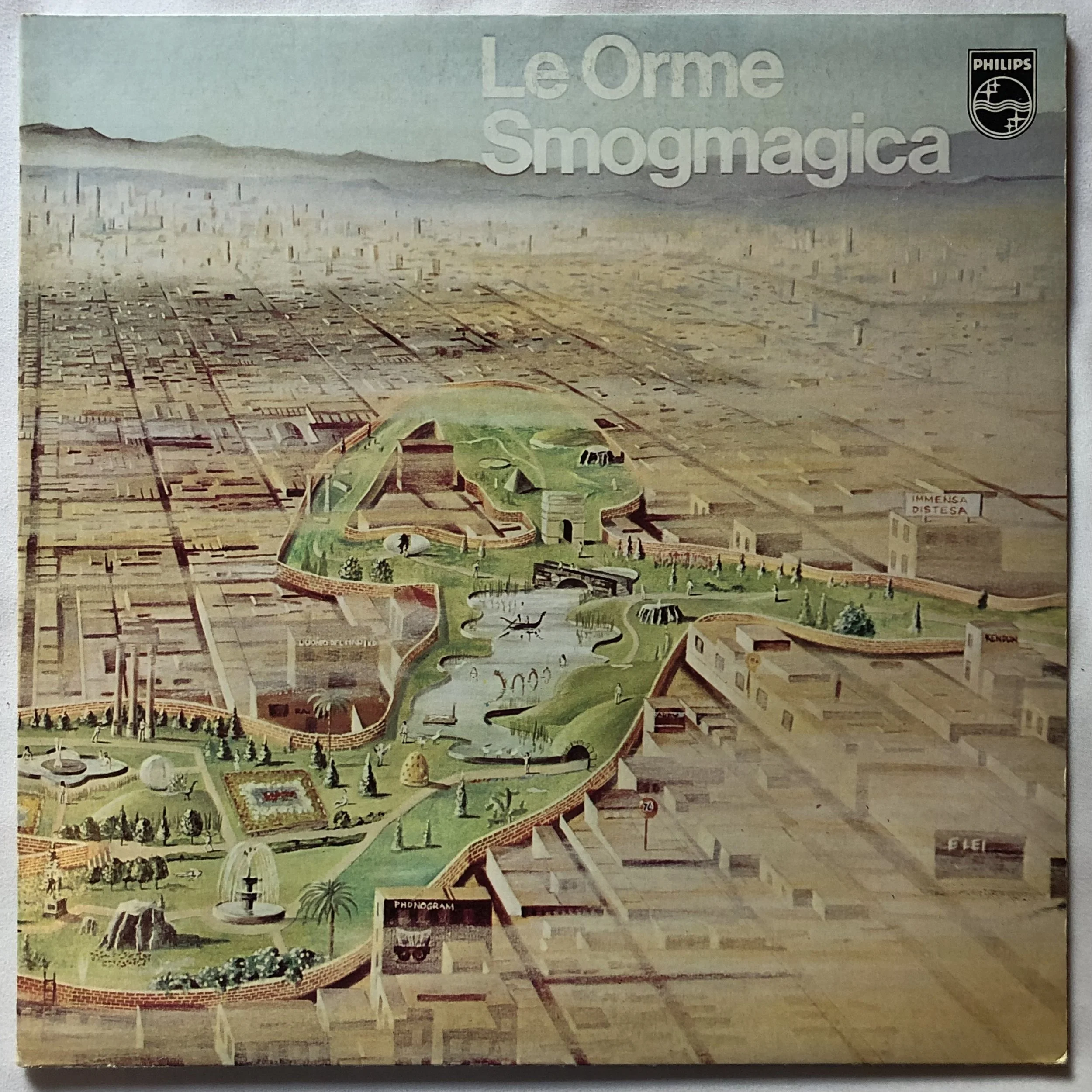 1975 Le Orme “Smogmagica” LP / Phillips Records Italy Original Press / Prog Rock, Psychedelic