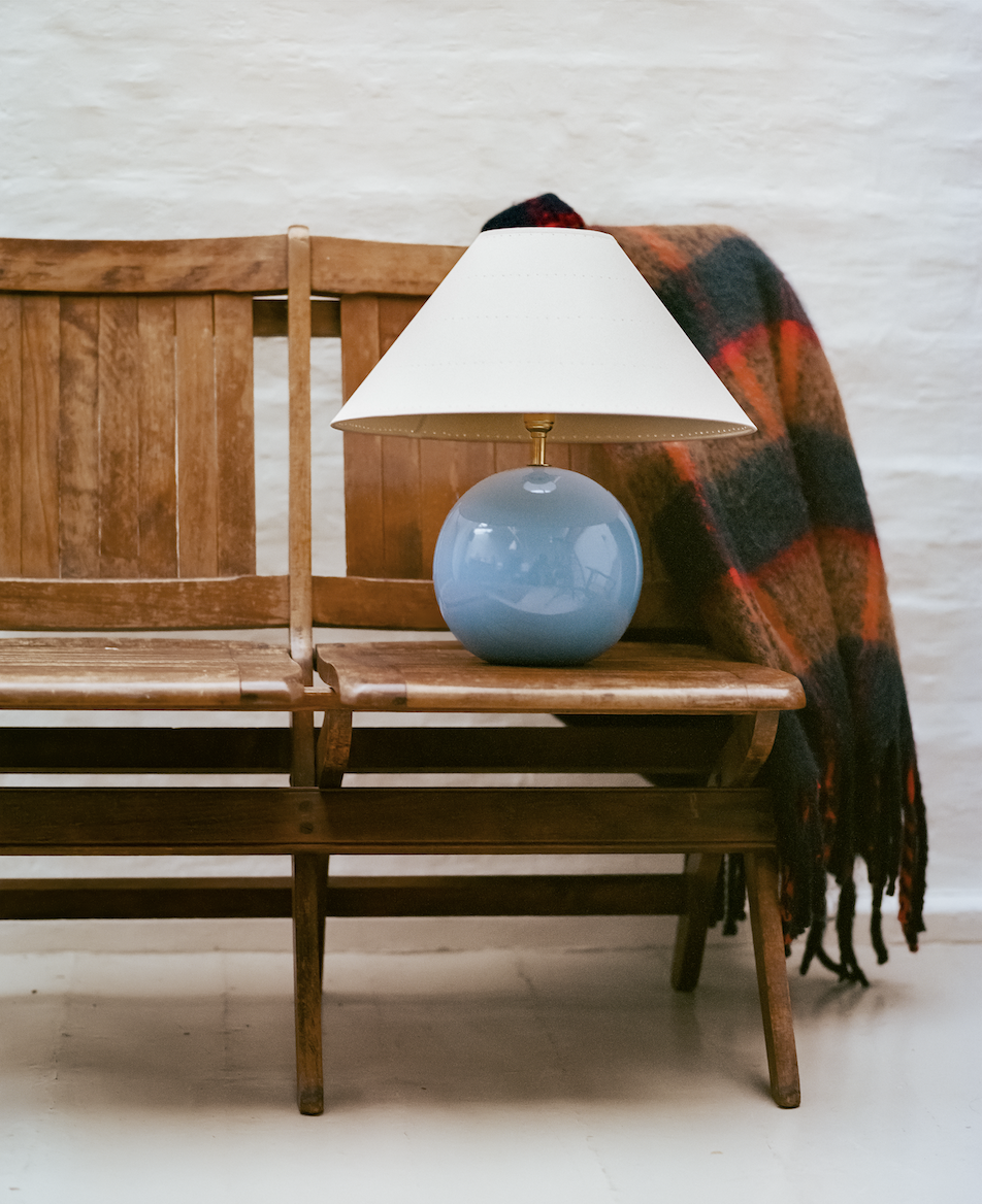 Orb Lamp, Perfect Blue
