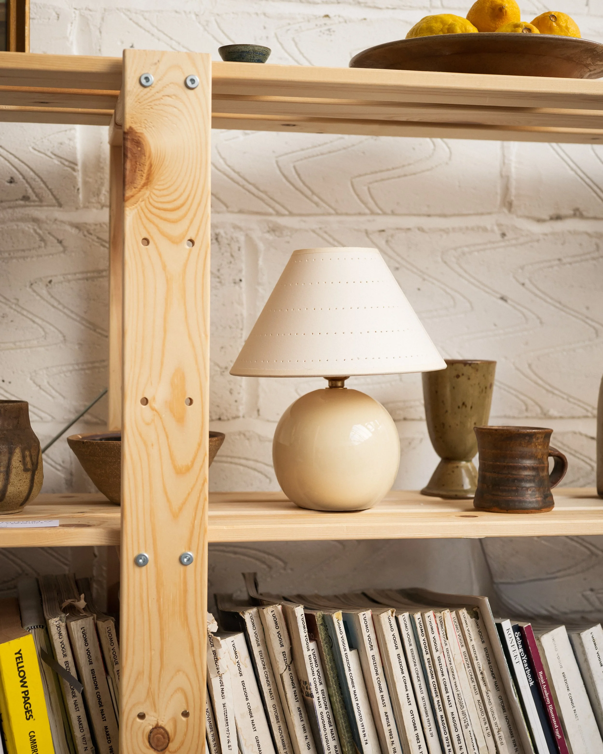 Mini Orb Lamp, Butter