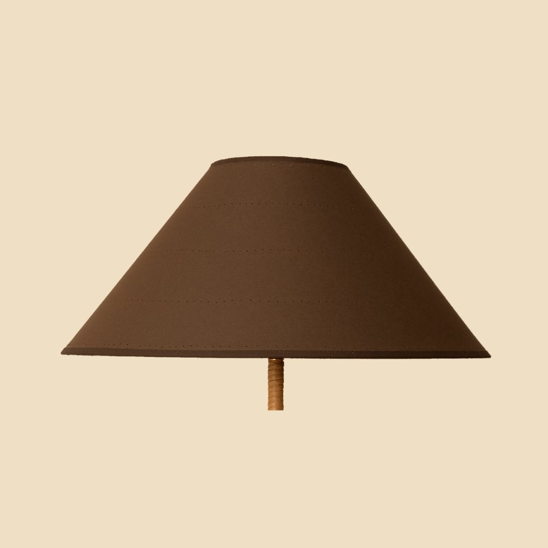 Chocolate Brown Juno Lampshade _ Hum London.jpg