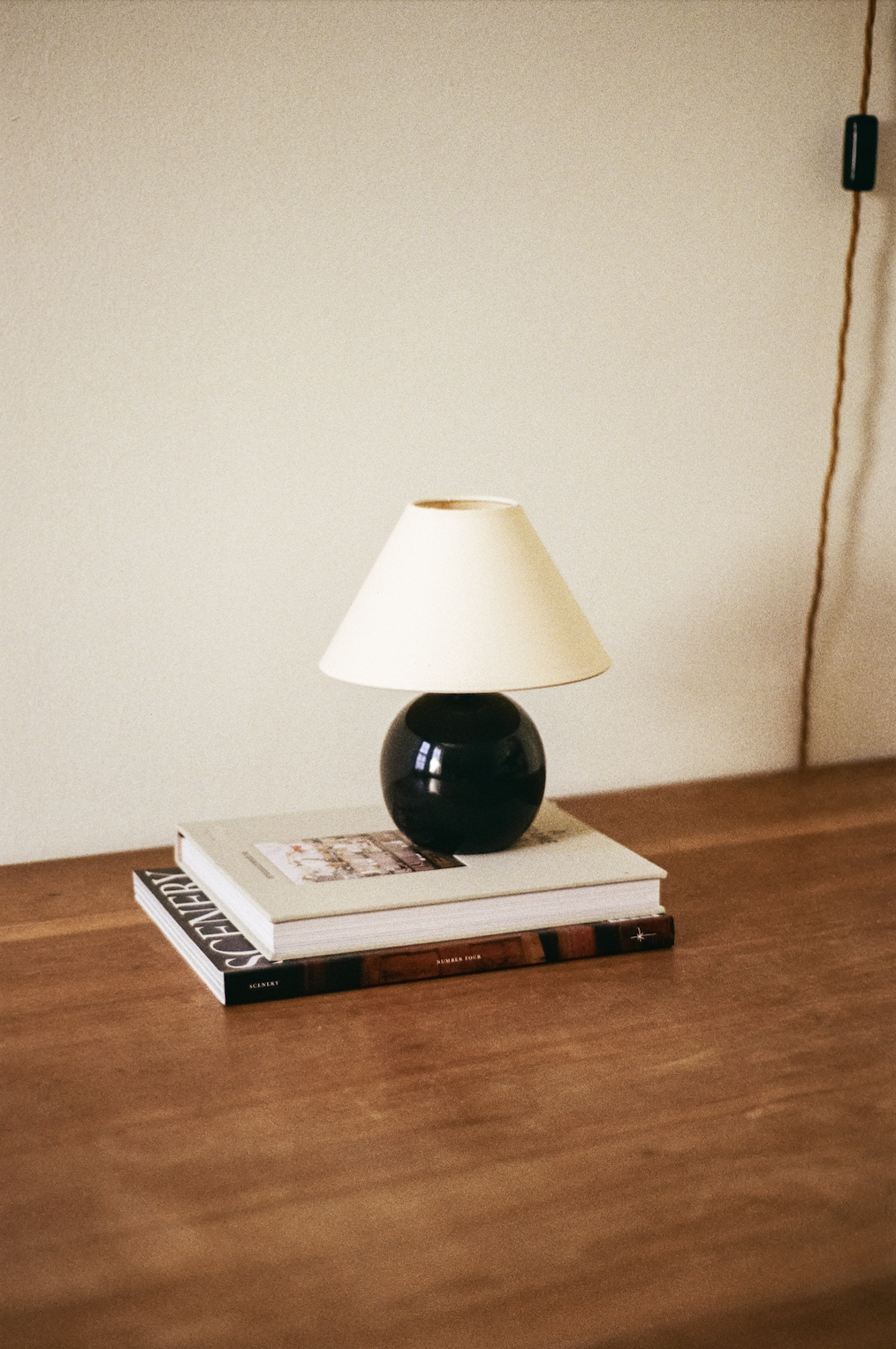 Alba Lampshade in Off White, Cone Shape