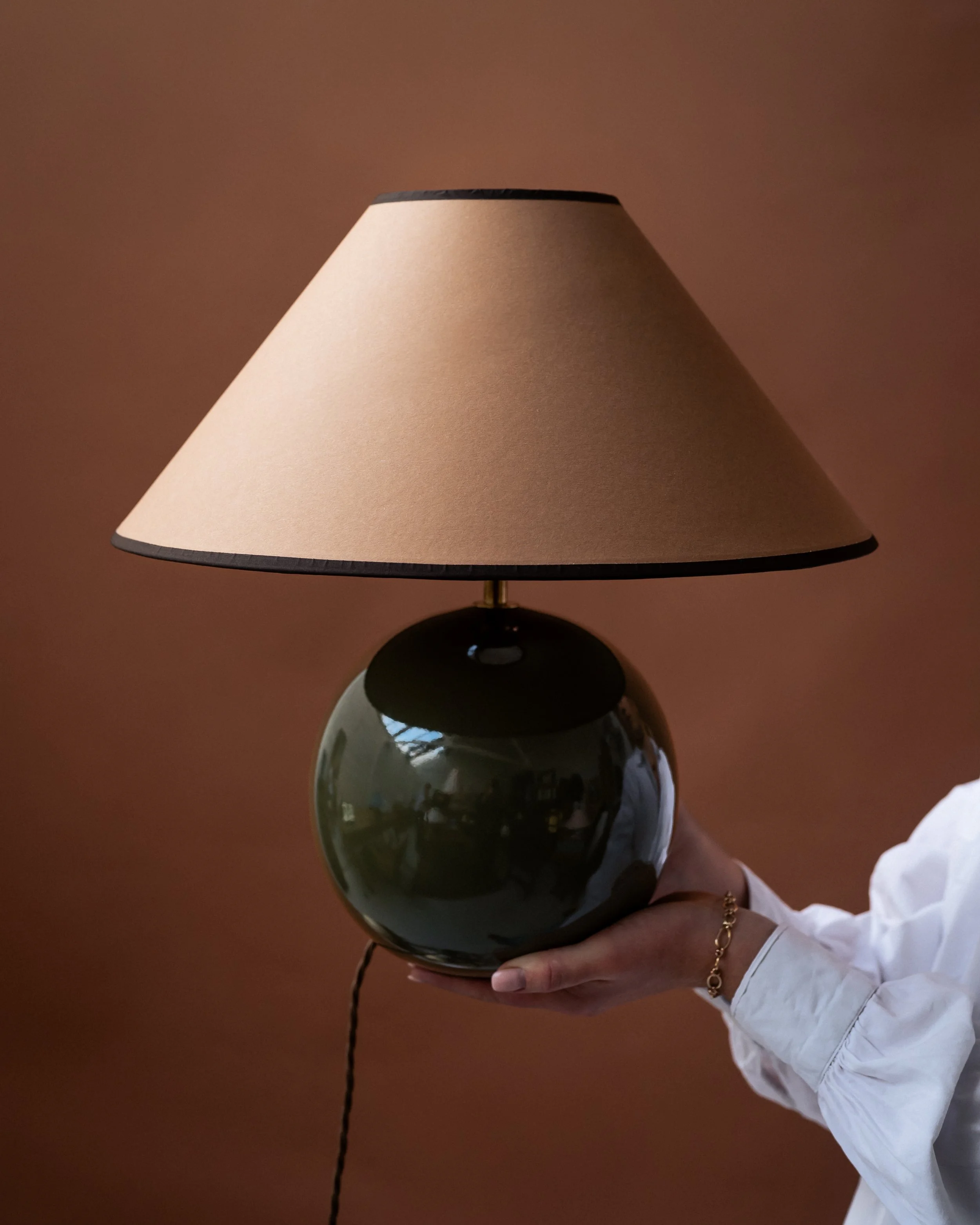 Orb Lamp, Olive