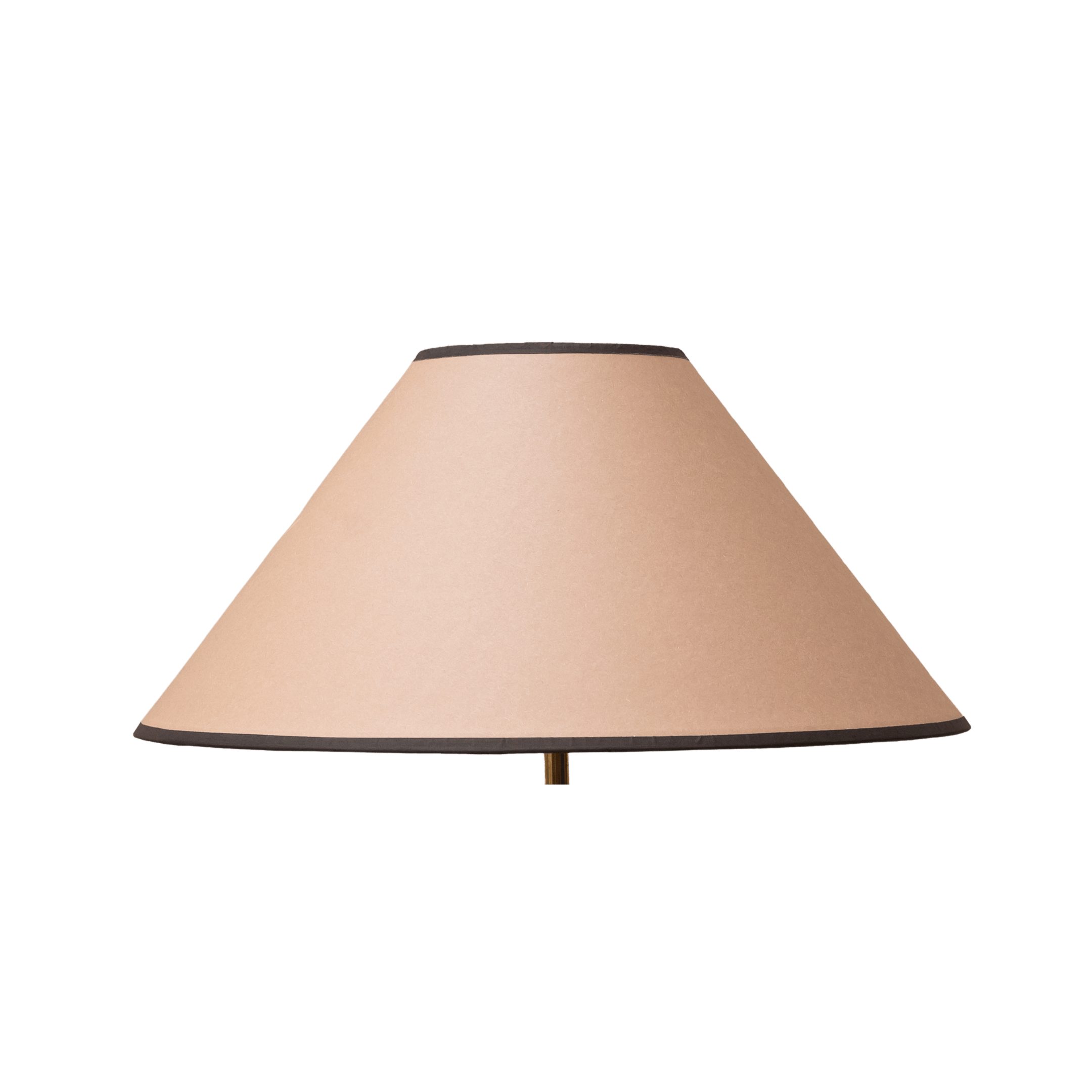 Alba Lampshade in Paper Bag Brown, Cone Shape