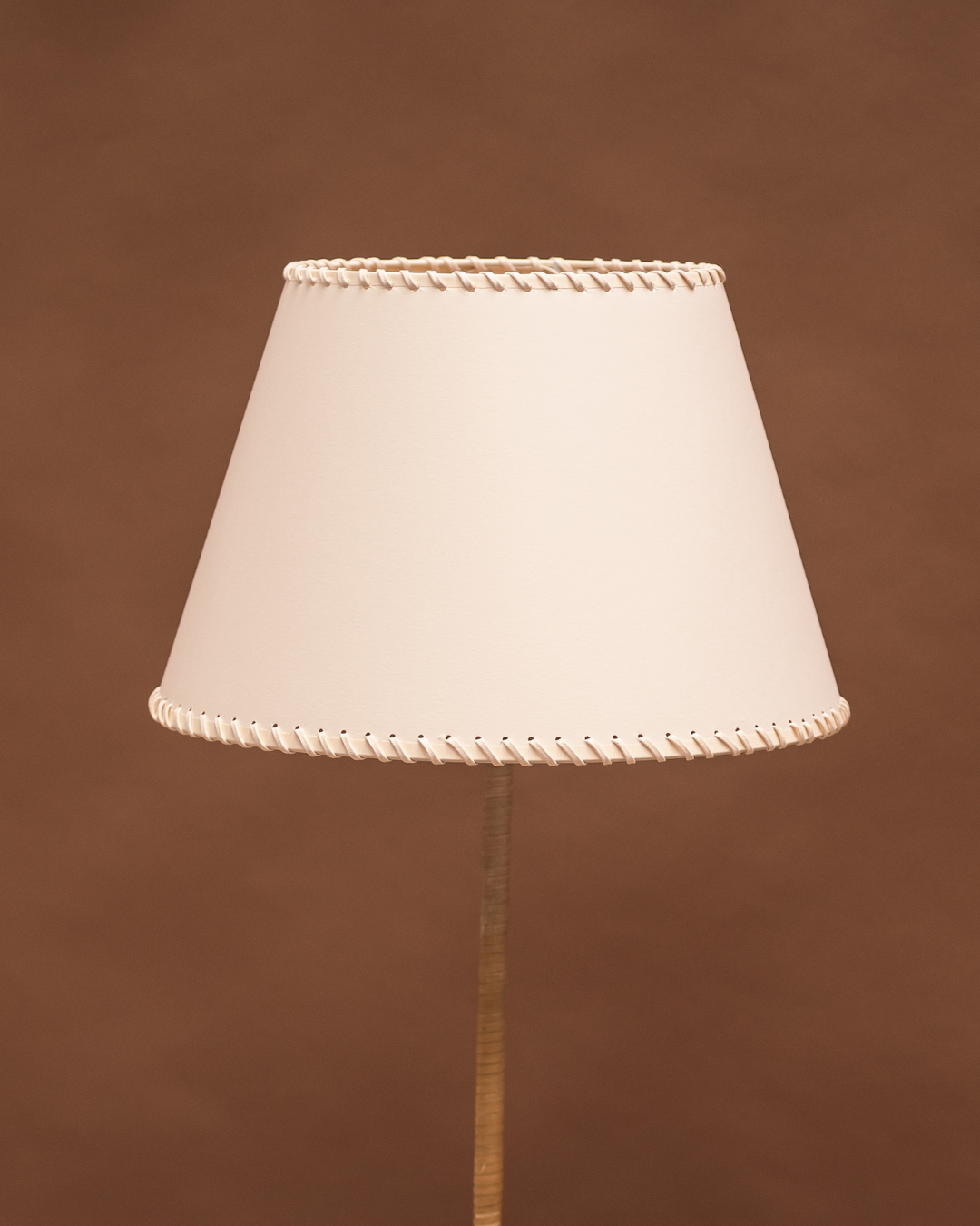 The Etta Lampshade — Whipstitched Trim, Empire