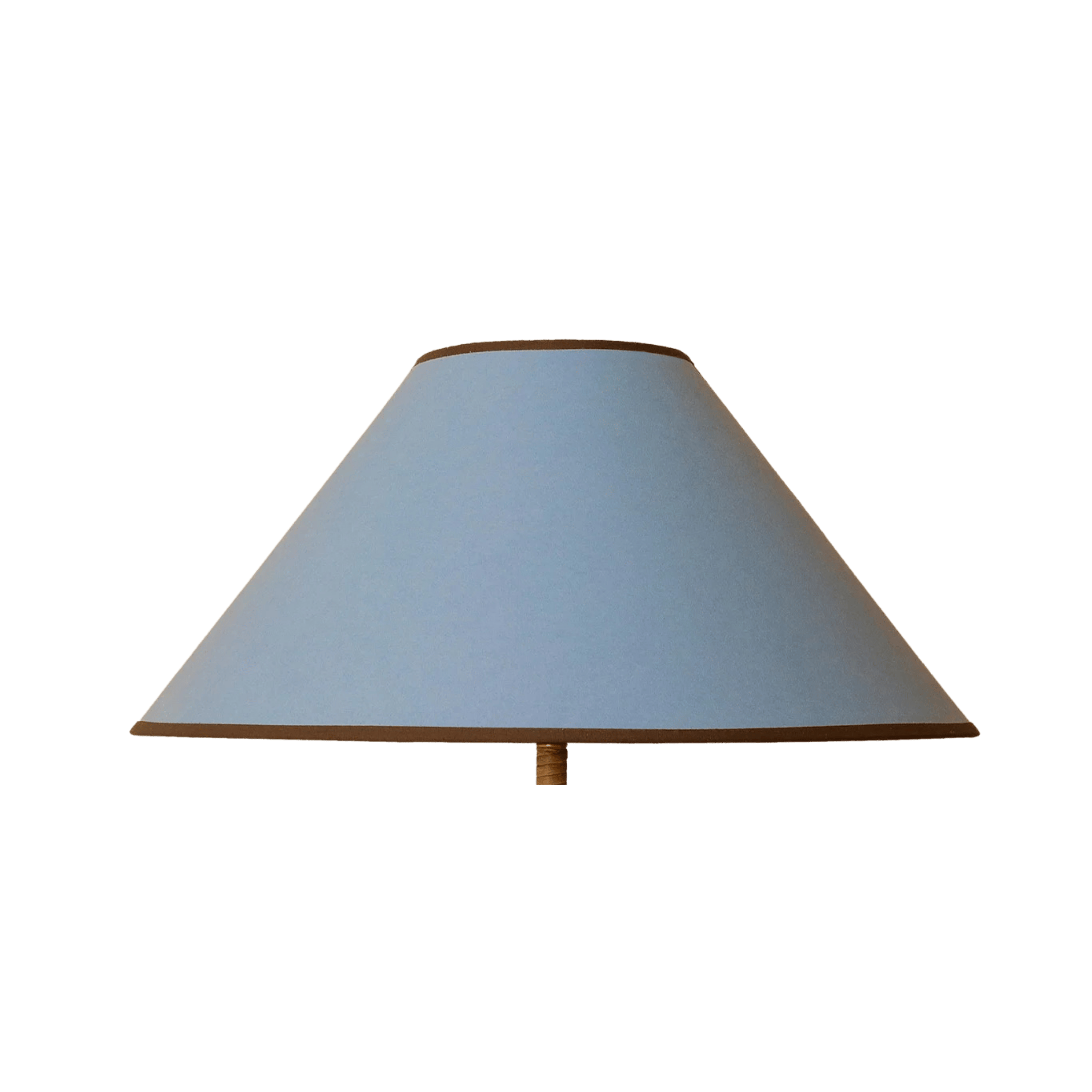 Alba Lampshade in Denim Blue, Cone Shape