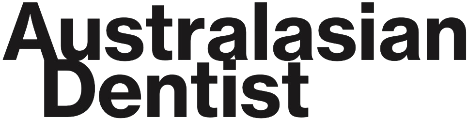 Text logo reading 'Australasian Dentist' in bold black font.