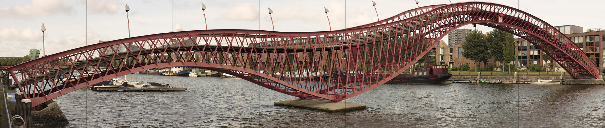 Phython Borneo Foot Bridge, Rotterdam, Netherlands 2015  98in. x 24in.jpg
