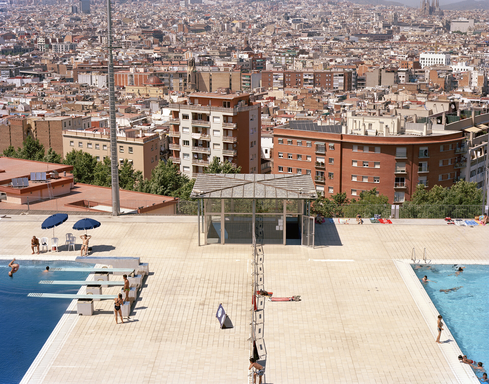 1.Montjuic Hill Olympic swimming pool. Barcelona, Spain.jpg