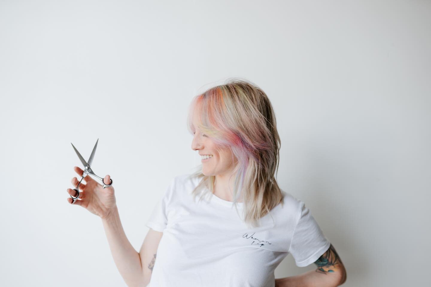 I love the feeling of scissors in my hands. I think my coolness factor increases by like 10 points when I&rsquo;m holding them (But maybe that&rsquo;s just me). I had what feels like several lives before becoming a hairdresser, which makes me all the