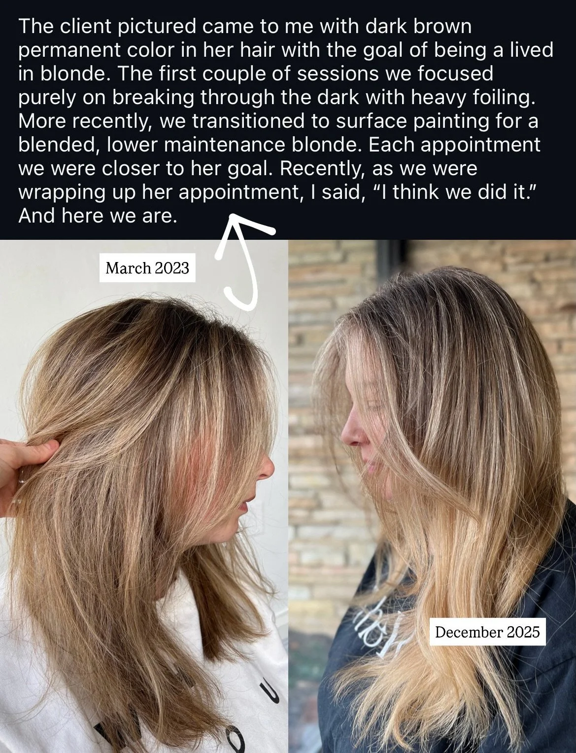 A post from 2023 to present day. Still on that winning streak, just with a new technique. Hey, I rhymed. Happy New Year. 🤍✨🪩