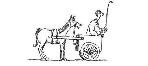 Putting the cart before the horse.