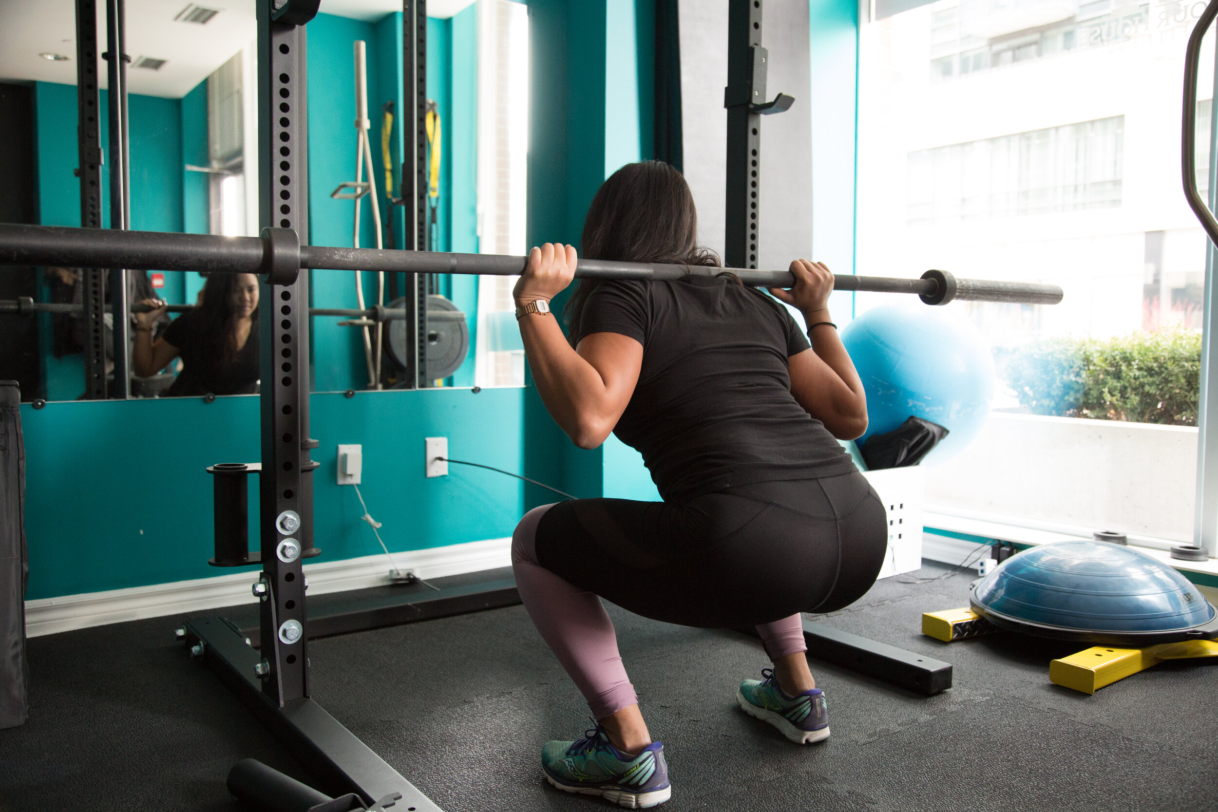 Barbell Squat - one of the most effective compound movements.