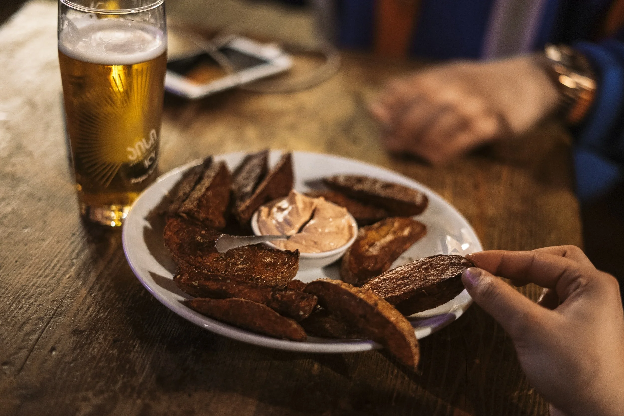 Alcohol and snacks always come hand-in-hand.