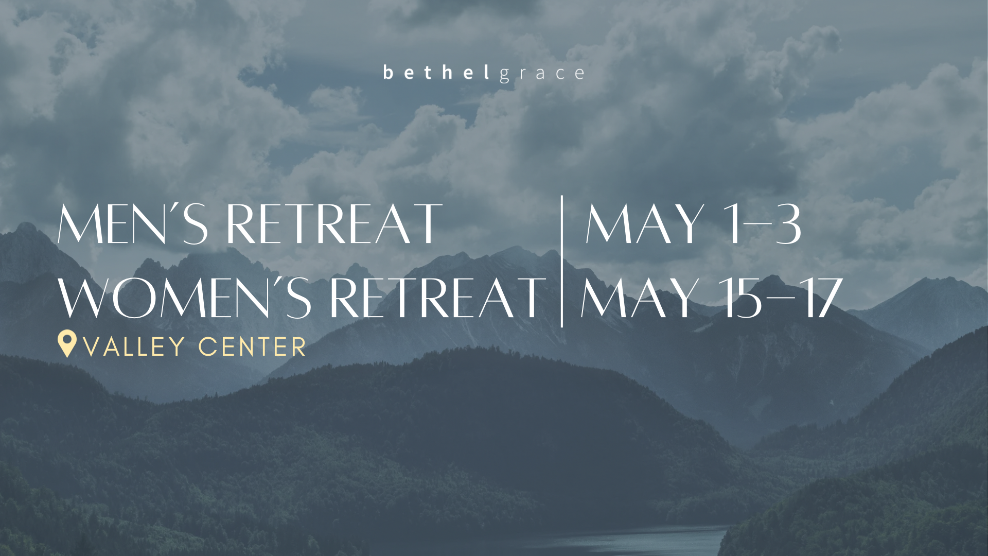 Men's and Women's Retreat Save the Date