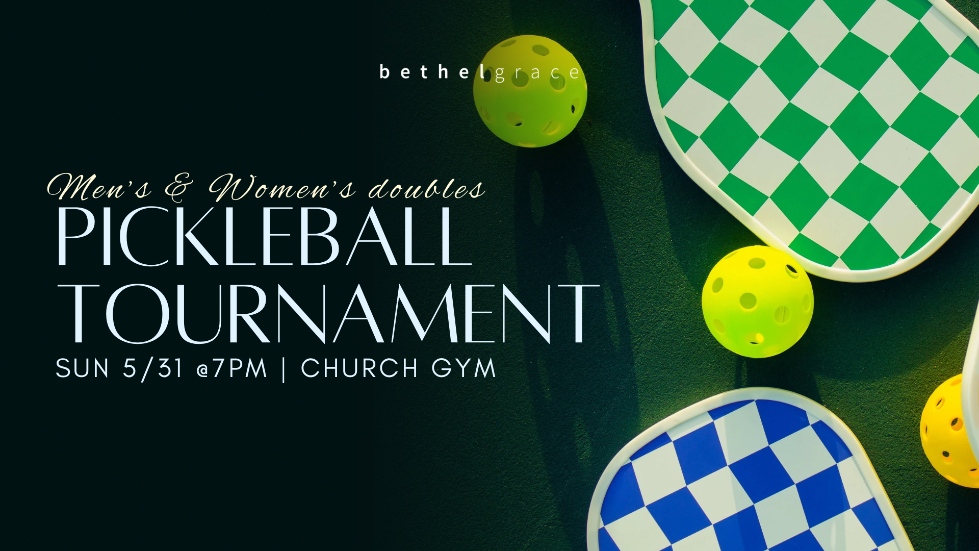 Doubles Pickleball Tournament