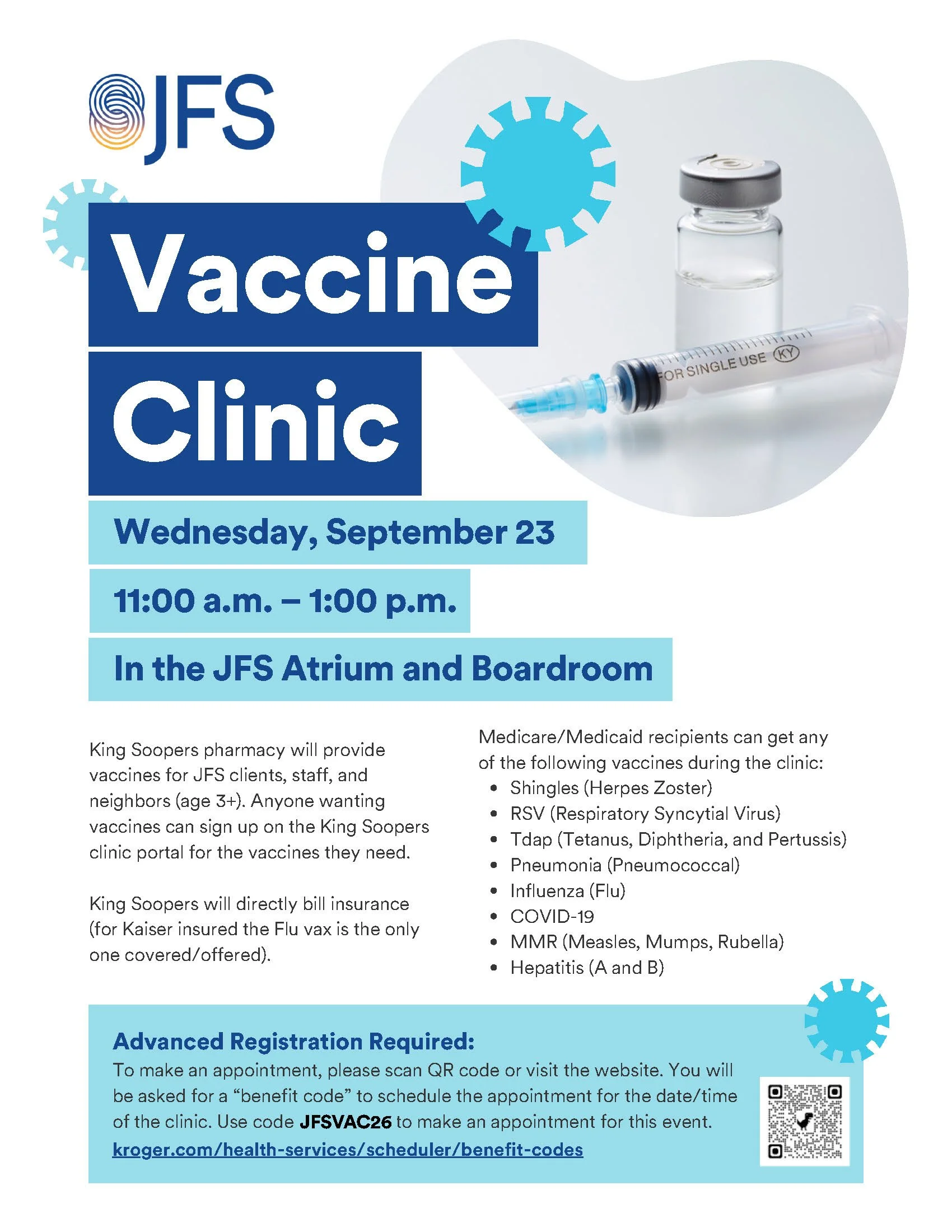 JFS Vaccine Clinic