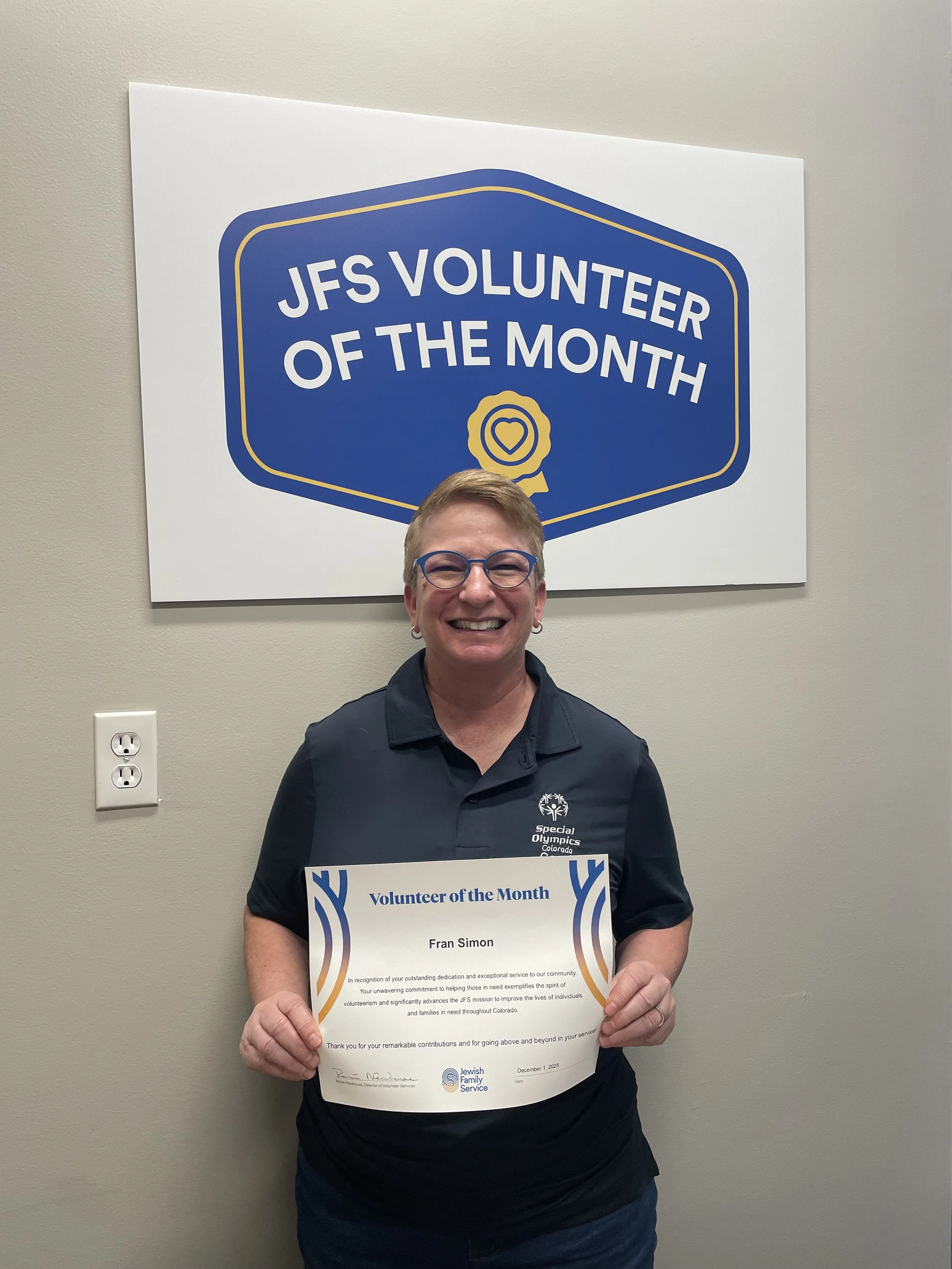 December Volunteer of the Month