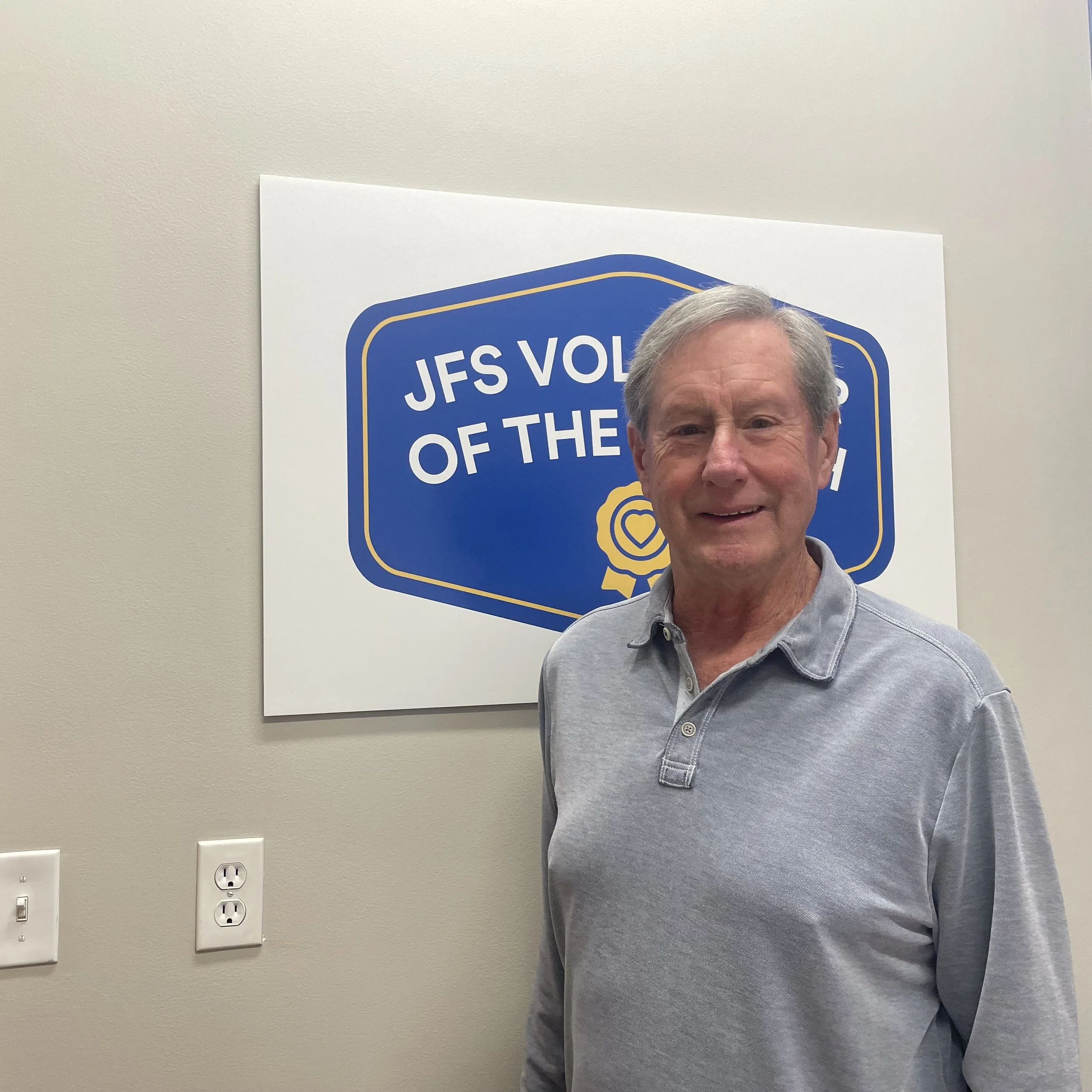 Michael R., January Volunteer of the Month.