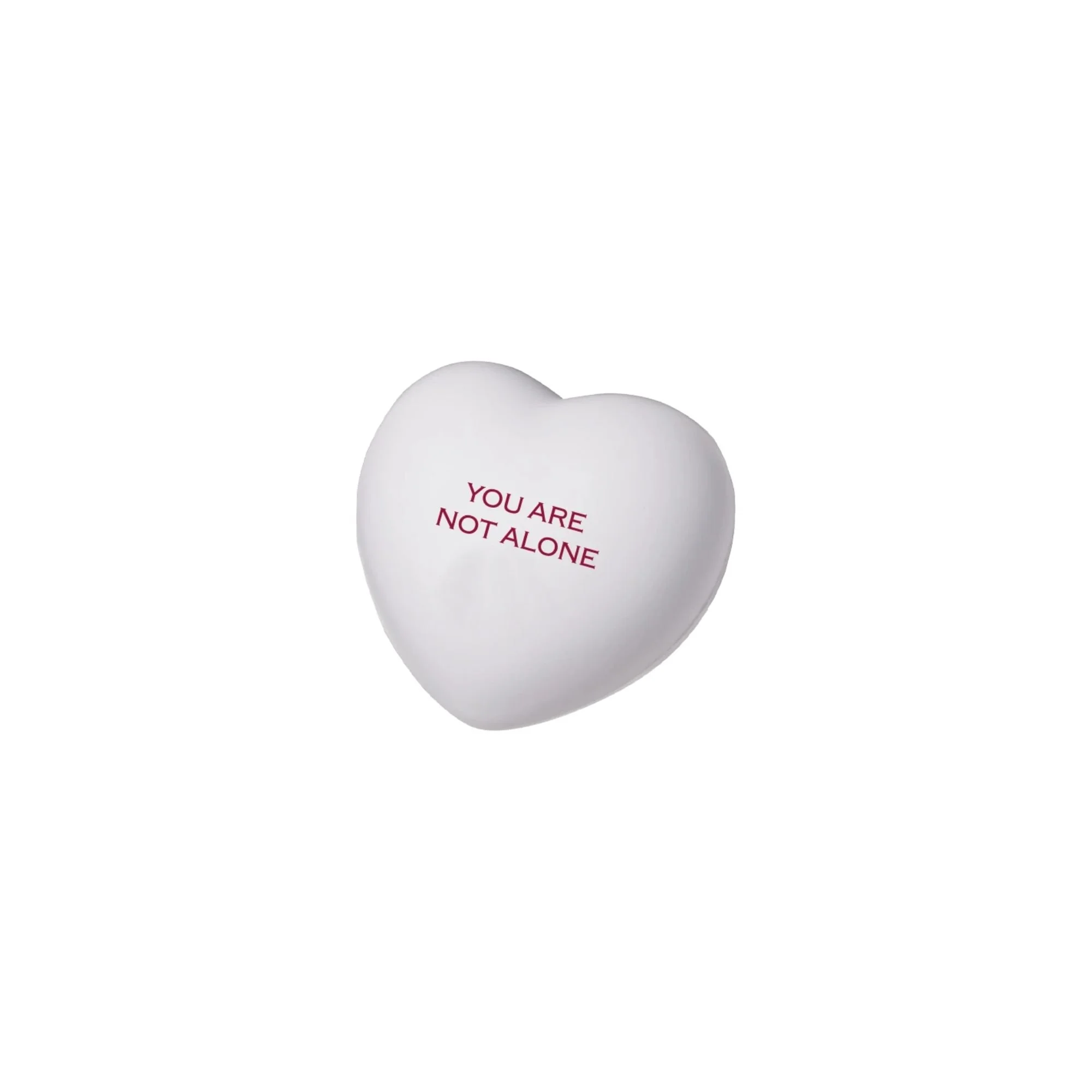 "You Are Not Alone" Heart Stress Reliever