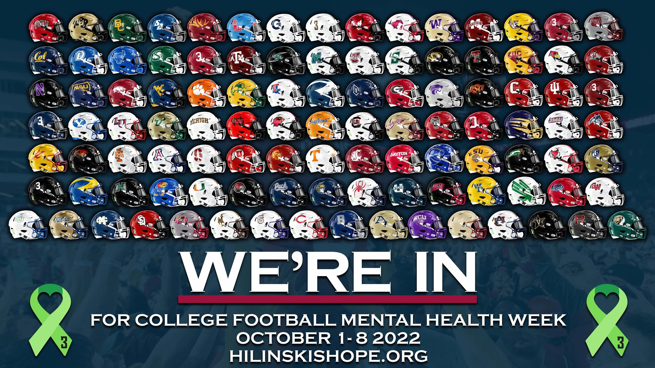 Pacific Lutheran University Partners with Hilinski’s Hope For College Football Mental Health Week