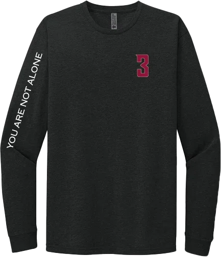 Hilinski's Hope 3 - Long Sleeve Tee (Limited 'You Are Not Alone')