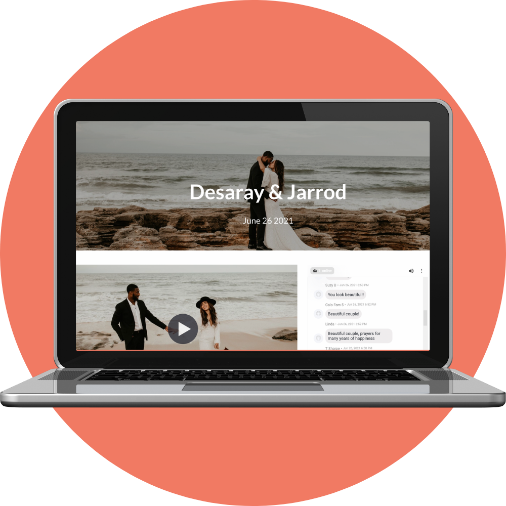 On Demand-Style Live Stream Wedding — LoveStream