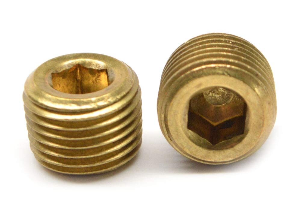 Brass Hex Counter Sunk Plugs