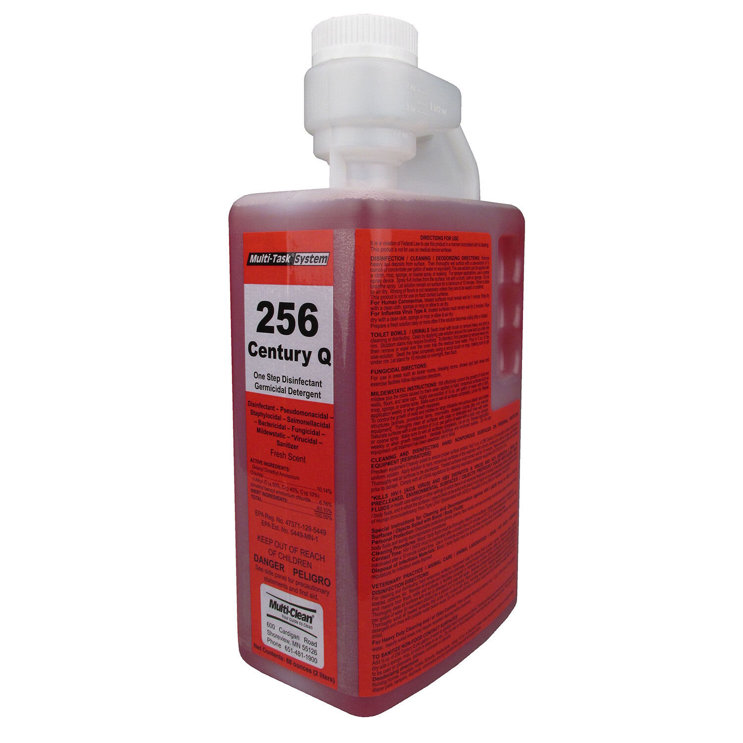 256 Century Q Concentrated Disinfectant & Cleaner