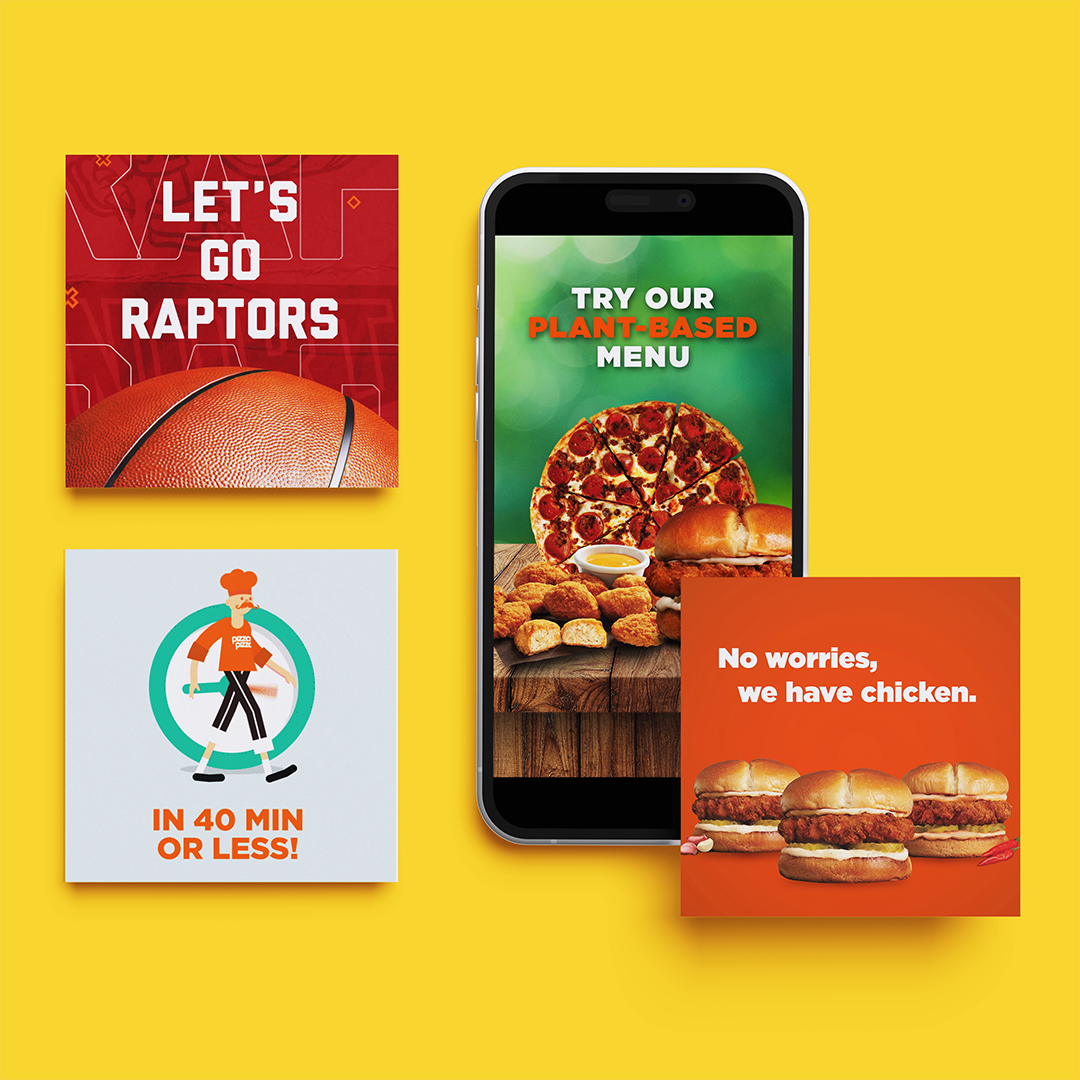 2021-2023 Pizza Pizza Organic & Paid Social Ads