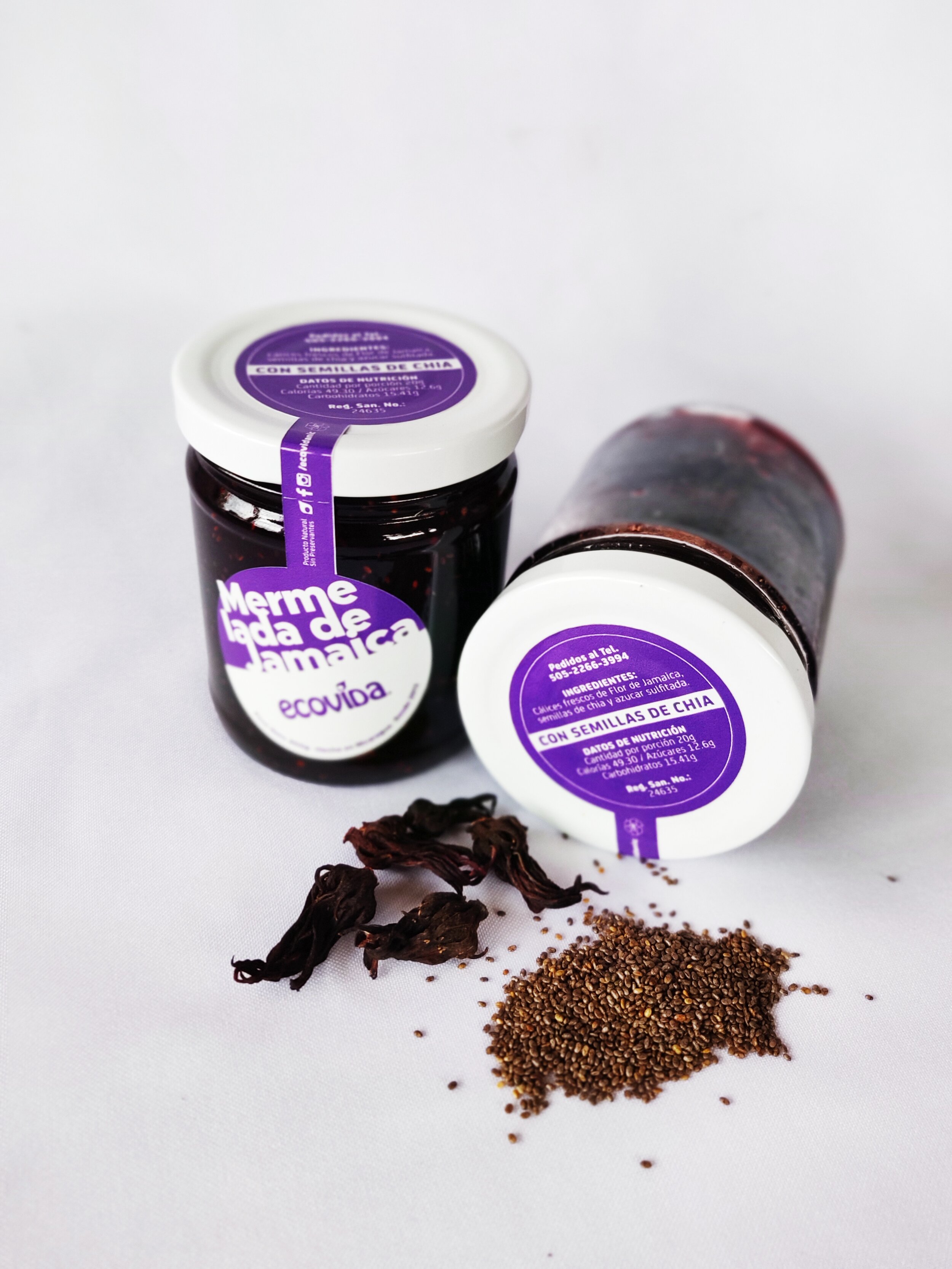 Mermelada de Jamaica con Chia