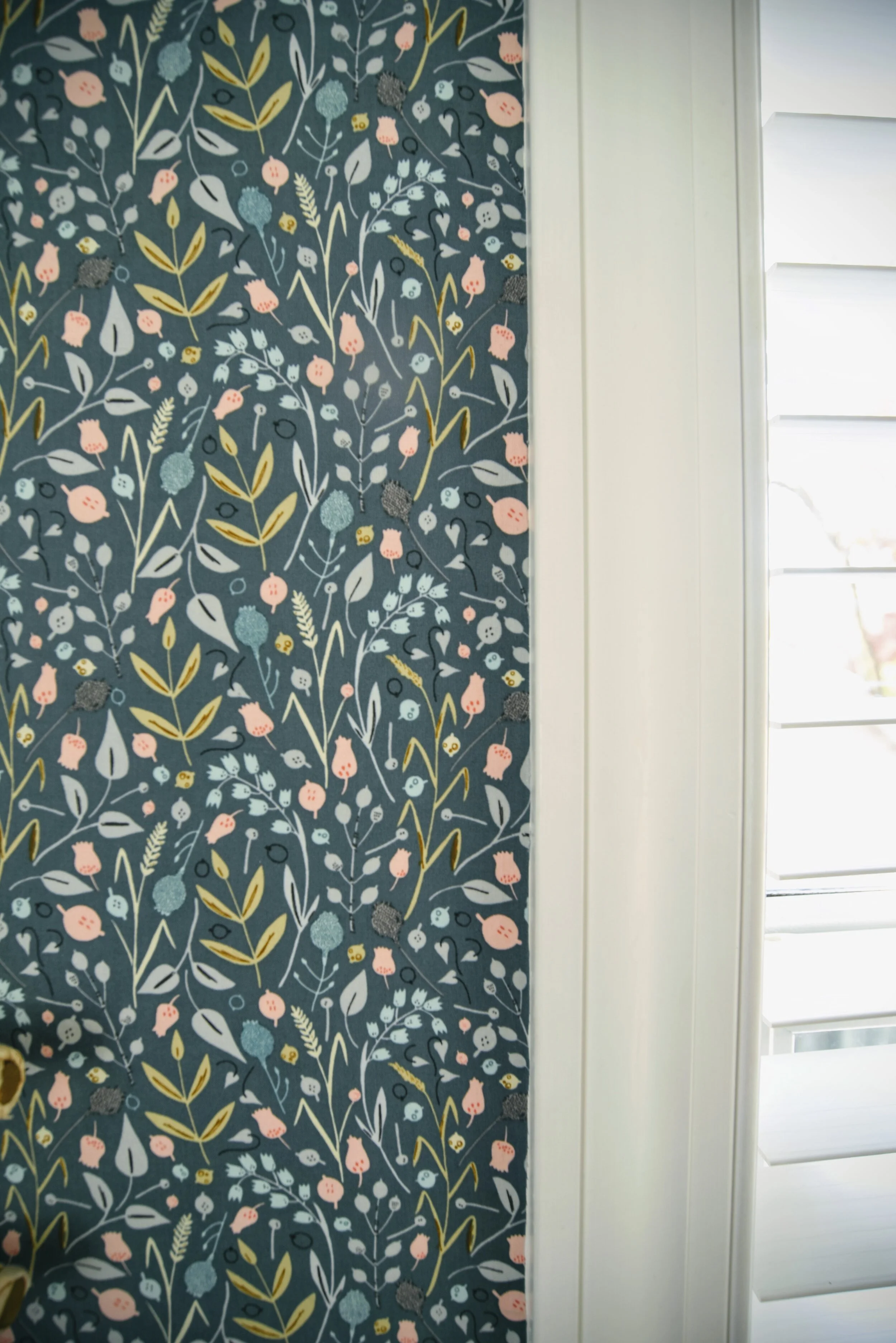 Fabric Wallpaper Tutorial