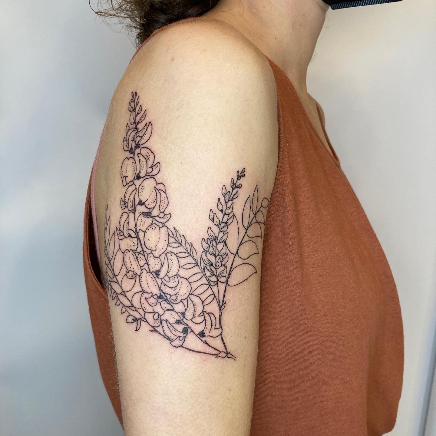 Small Lilac Flower Tattoo | TikTok